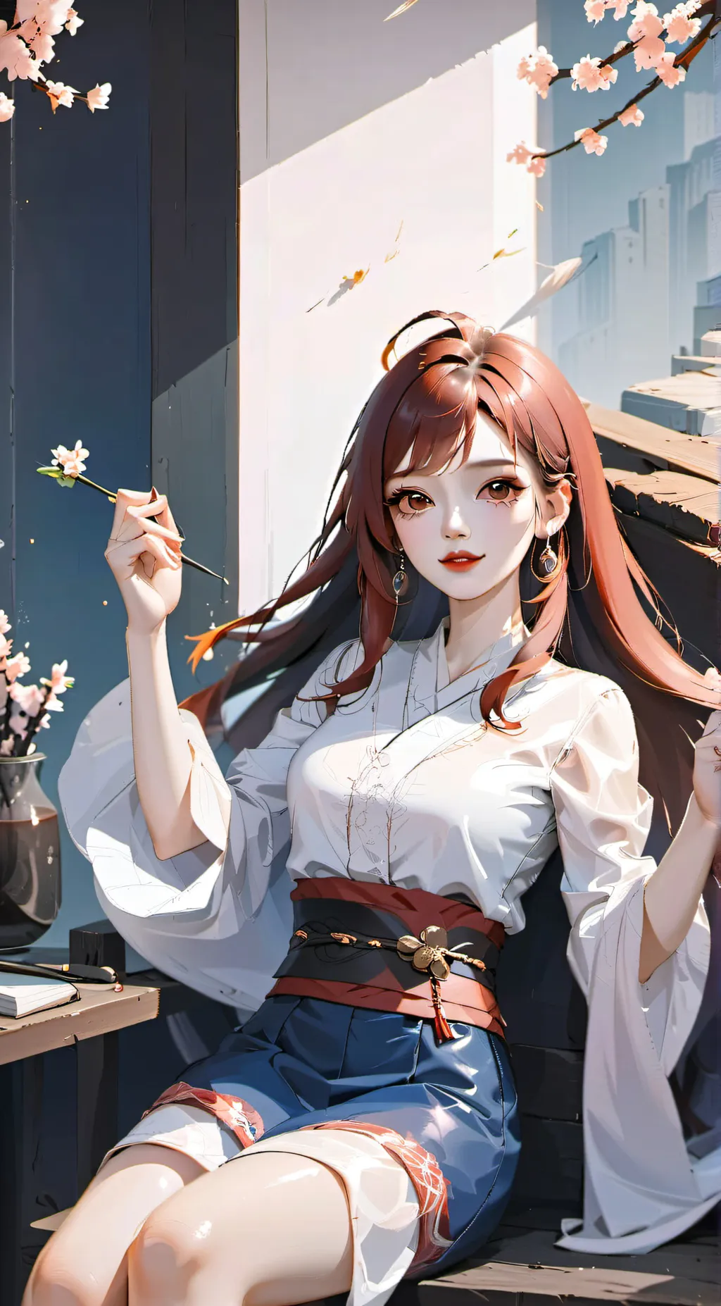 ai character: ,.,.,..., background