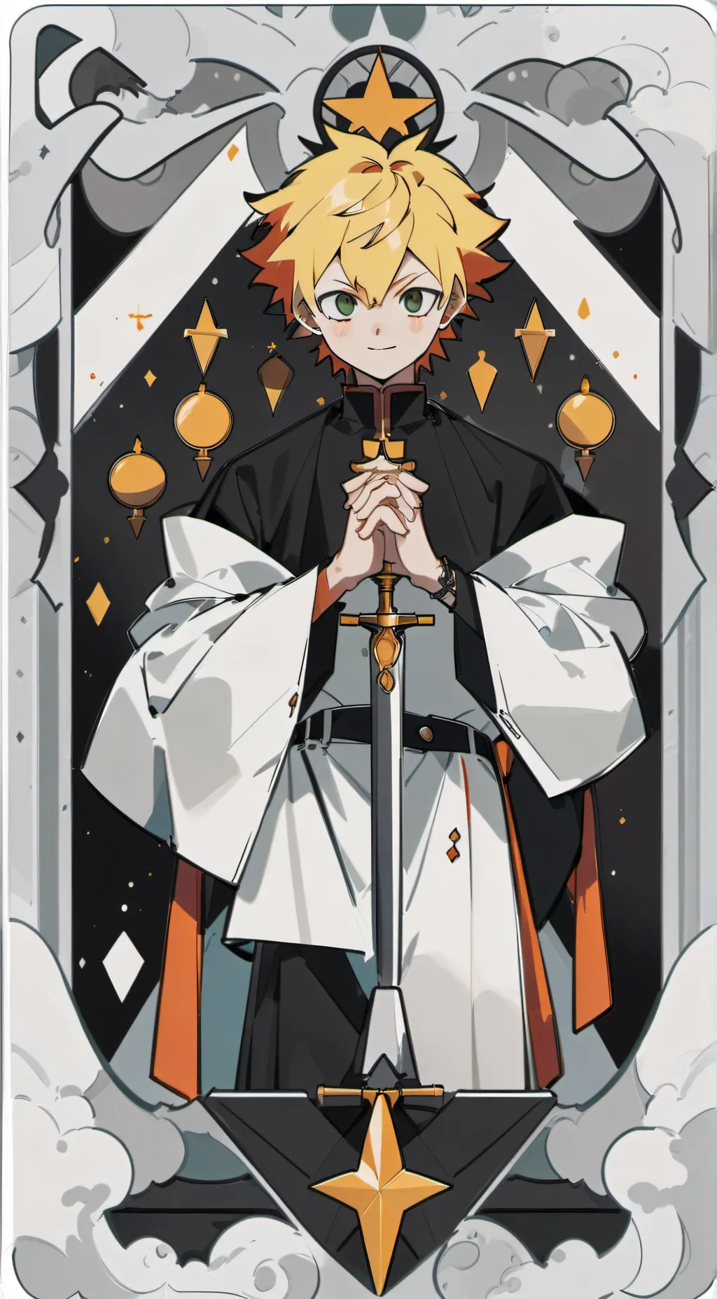 ai character: bakugo  background