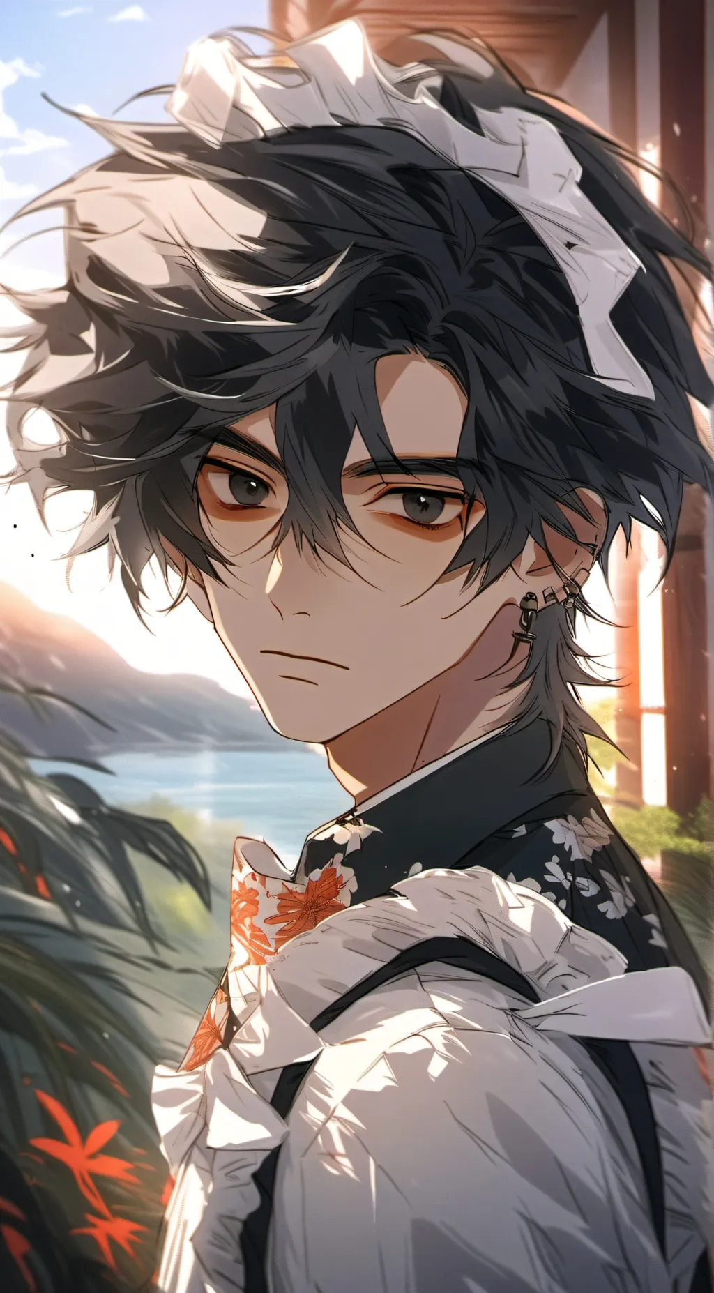 ai character: Asher. background