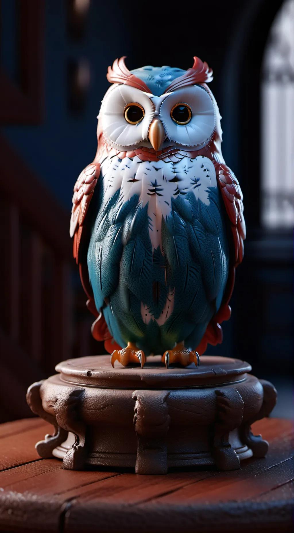 ai character: Owl house  background