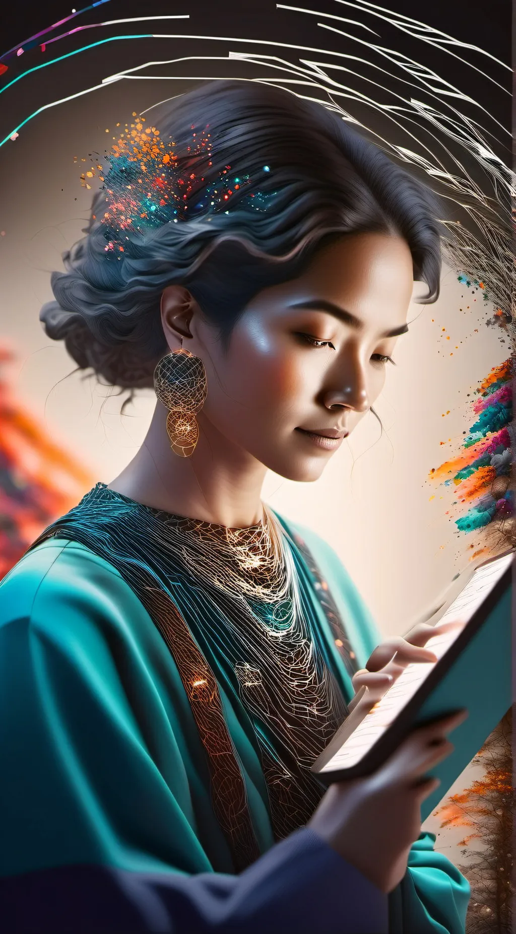 ai character: luna data background