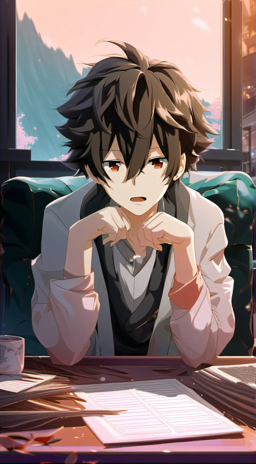 ai character: Noah  background