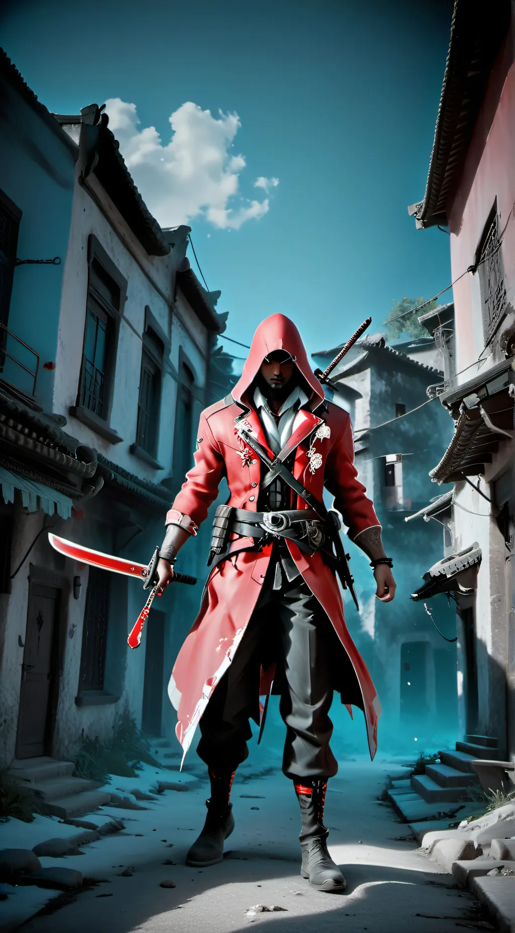 ai character: Justin  background