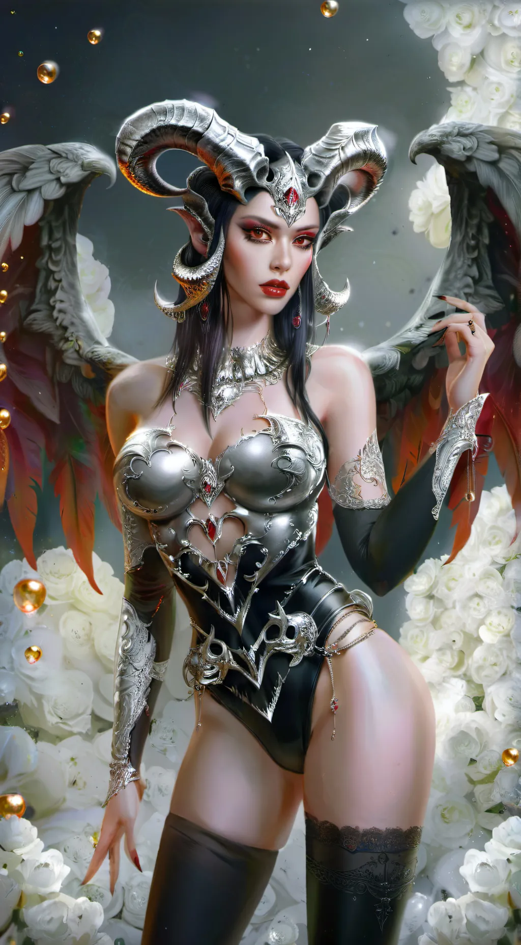 ai character: The Original Woman background