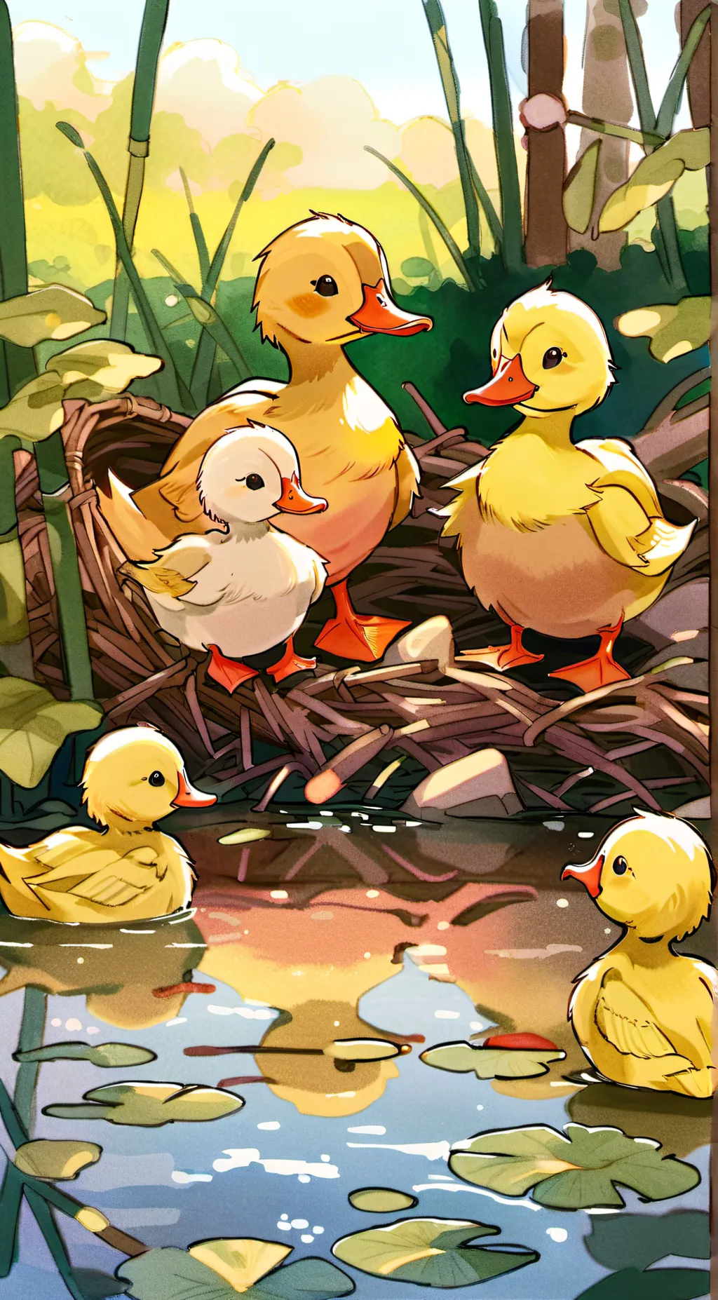 ai character: Duckys background