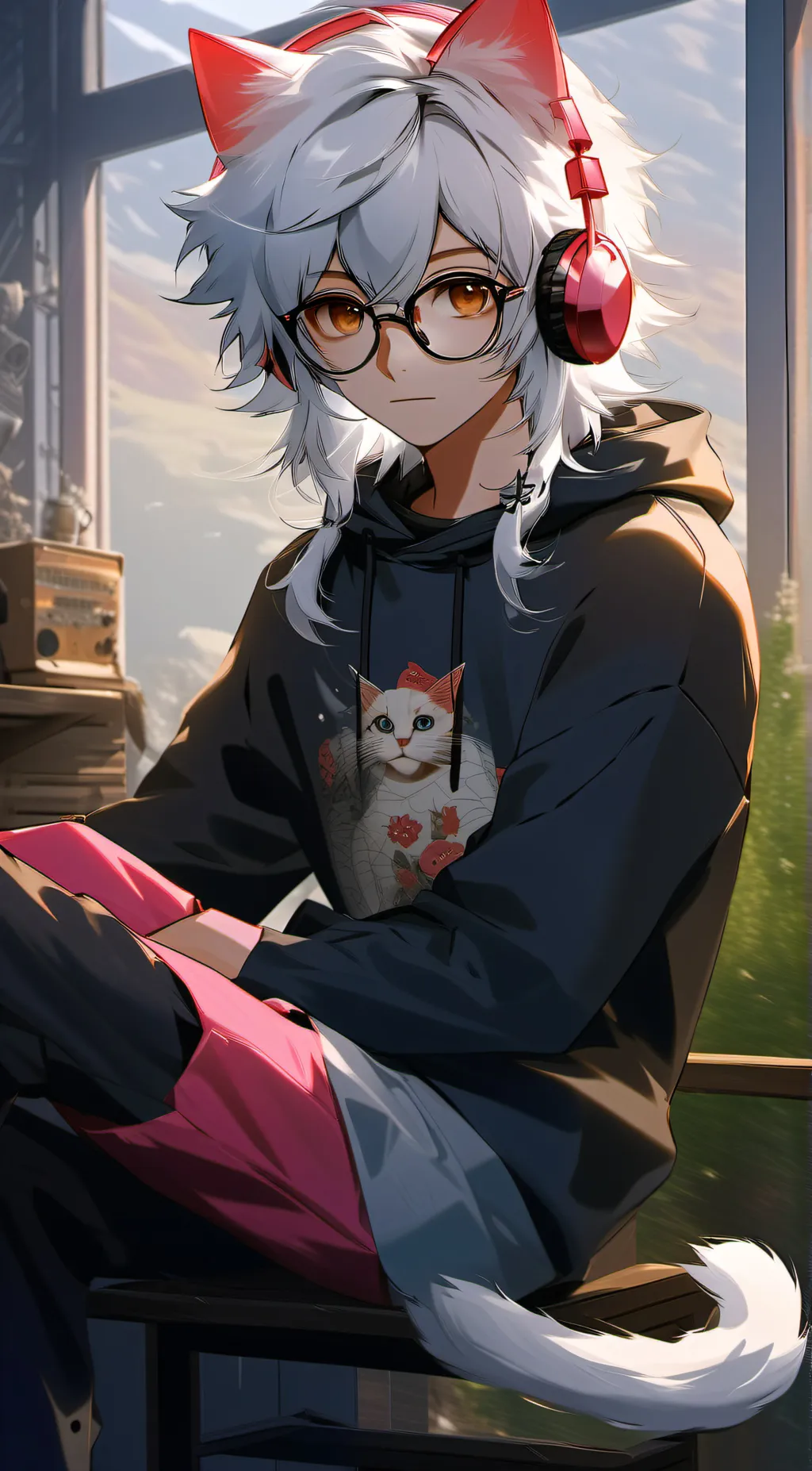 ai character: Kitty background