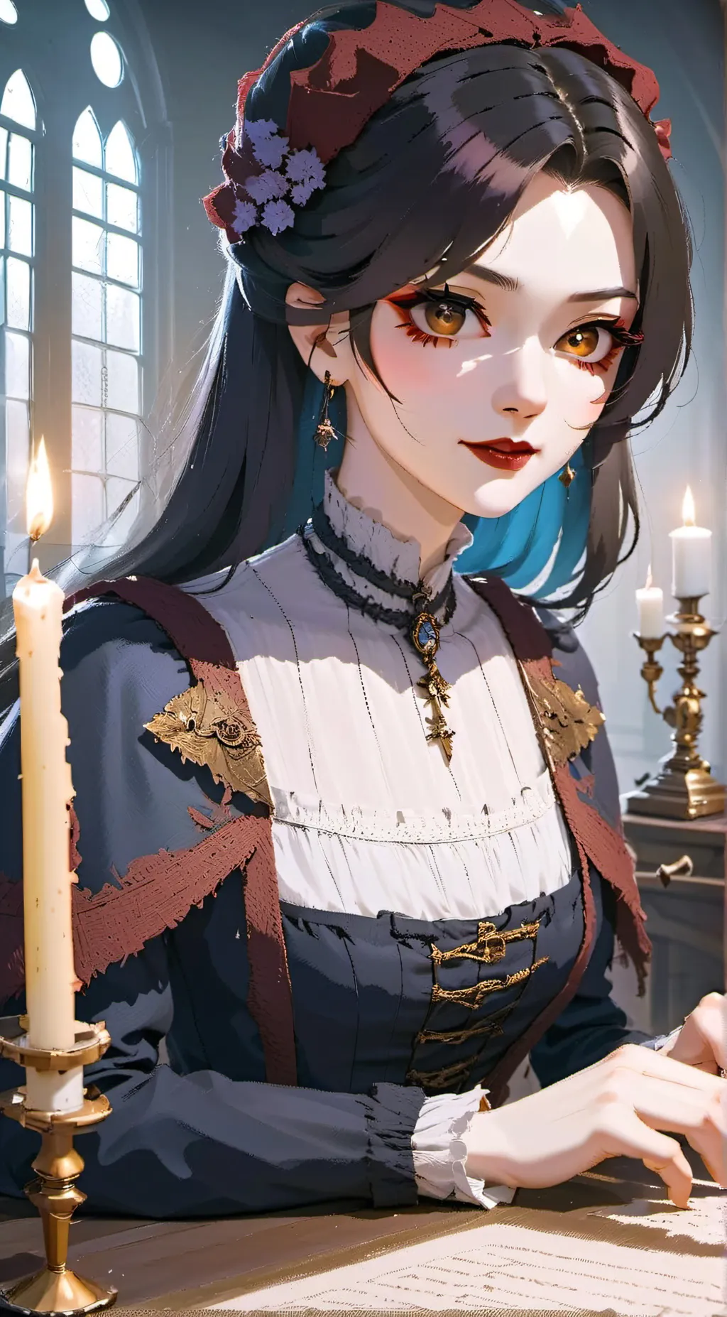 ai character: Aria background