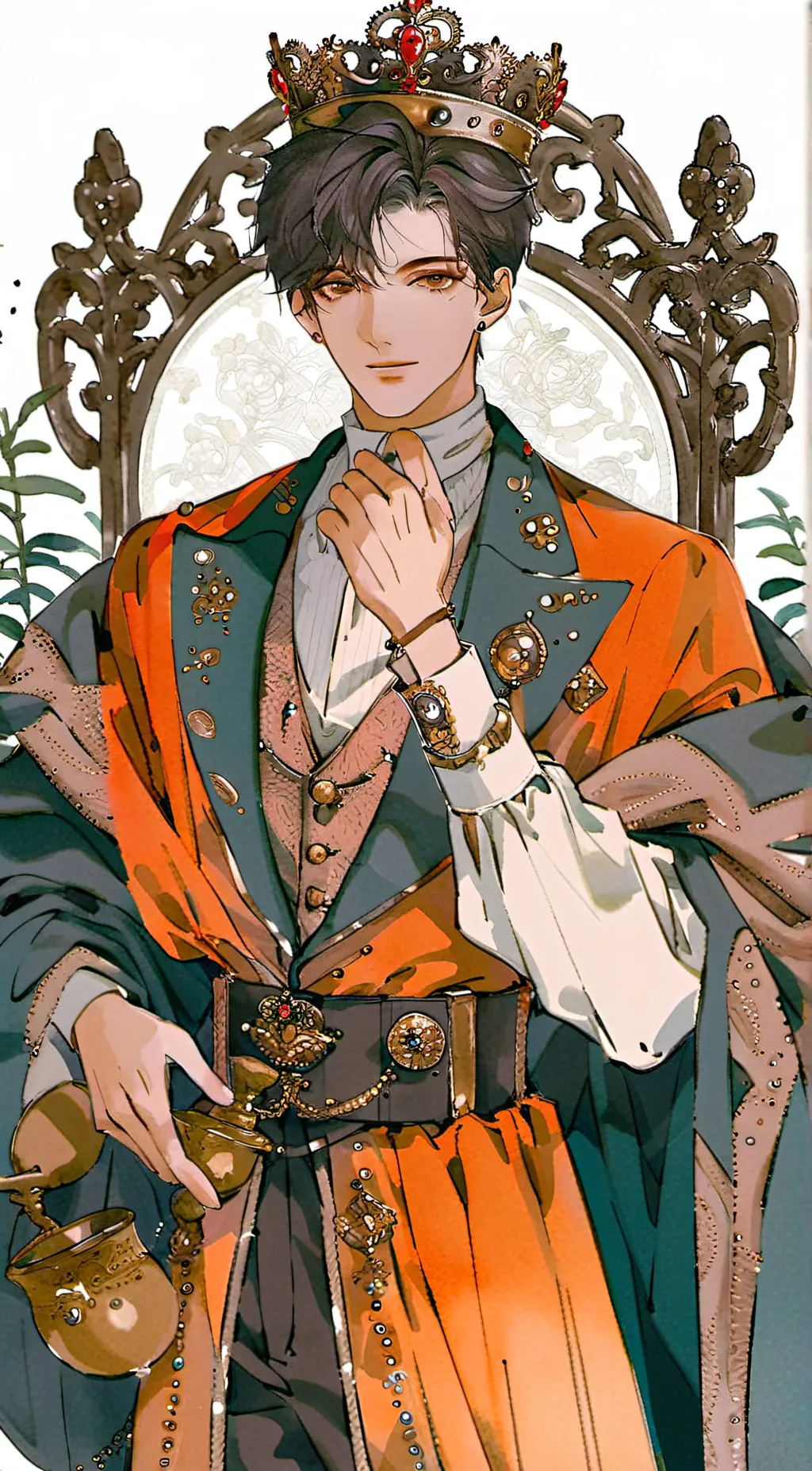 ai character: Isaac. background