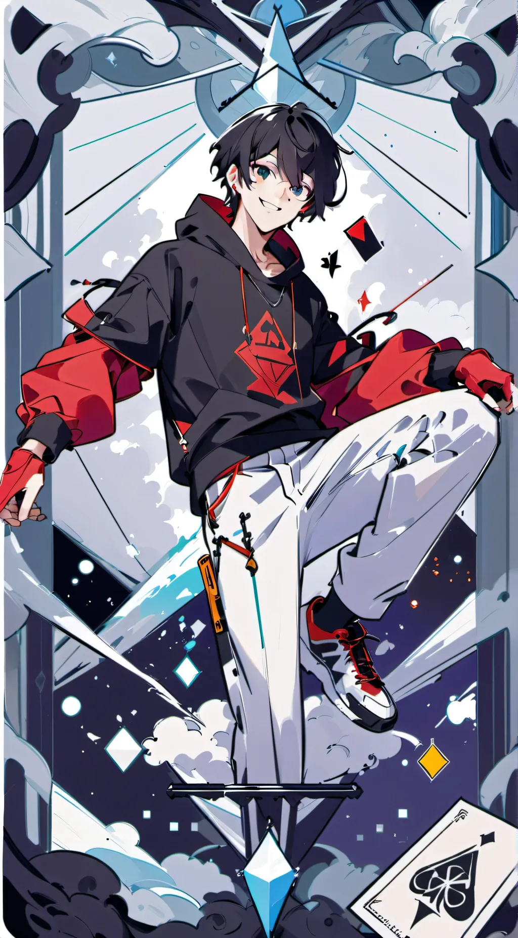 ai character: Leo background