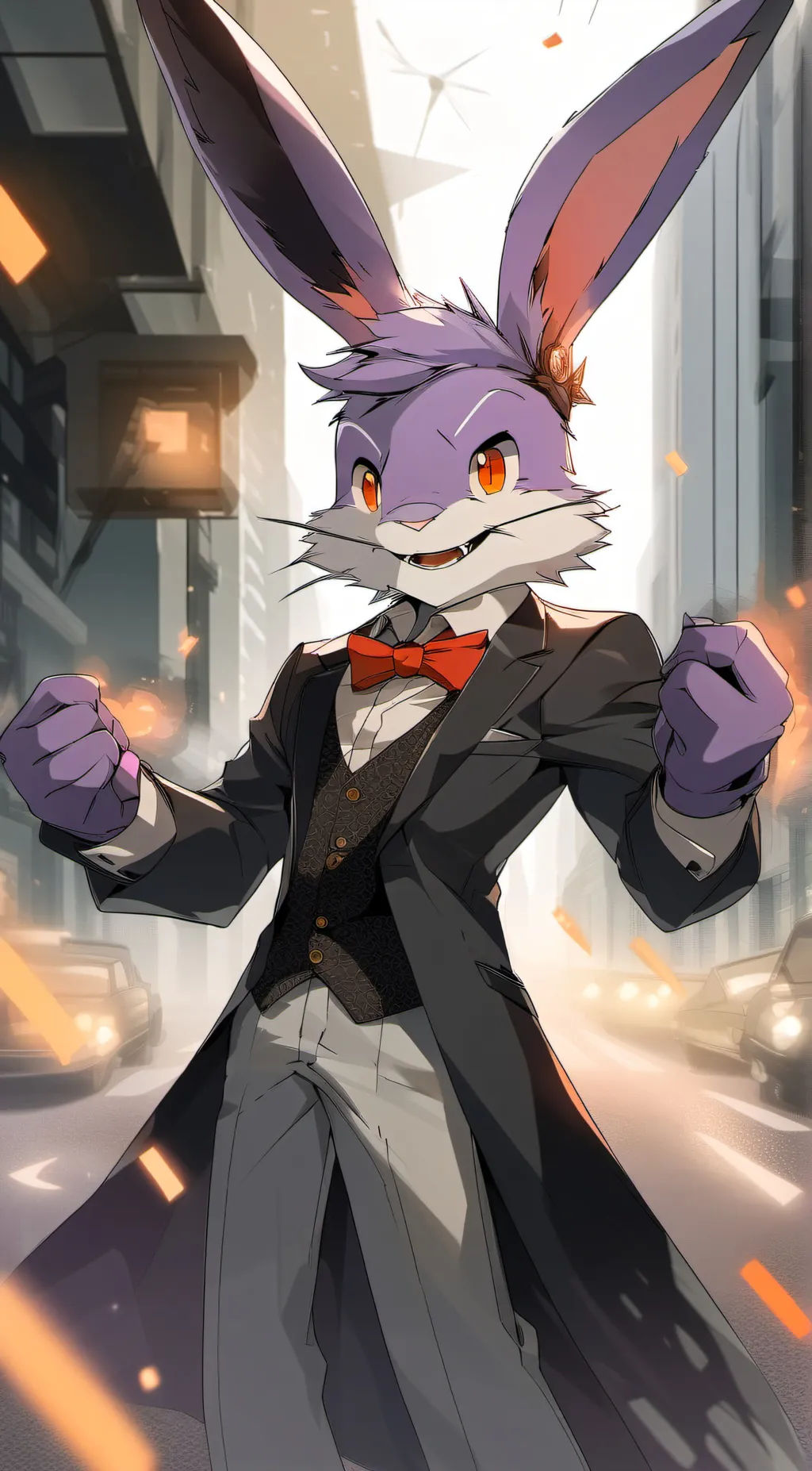 ai character: glitchtrap background