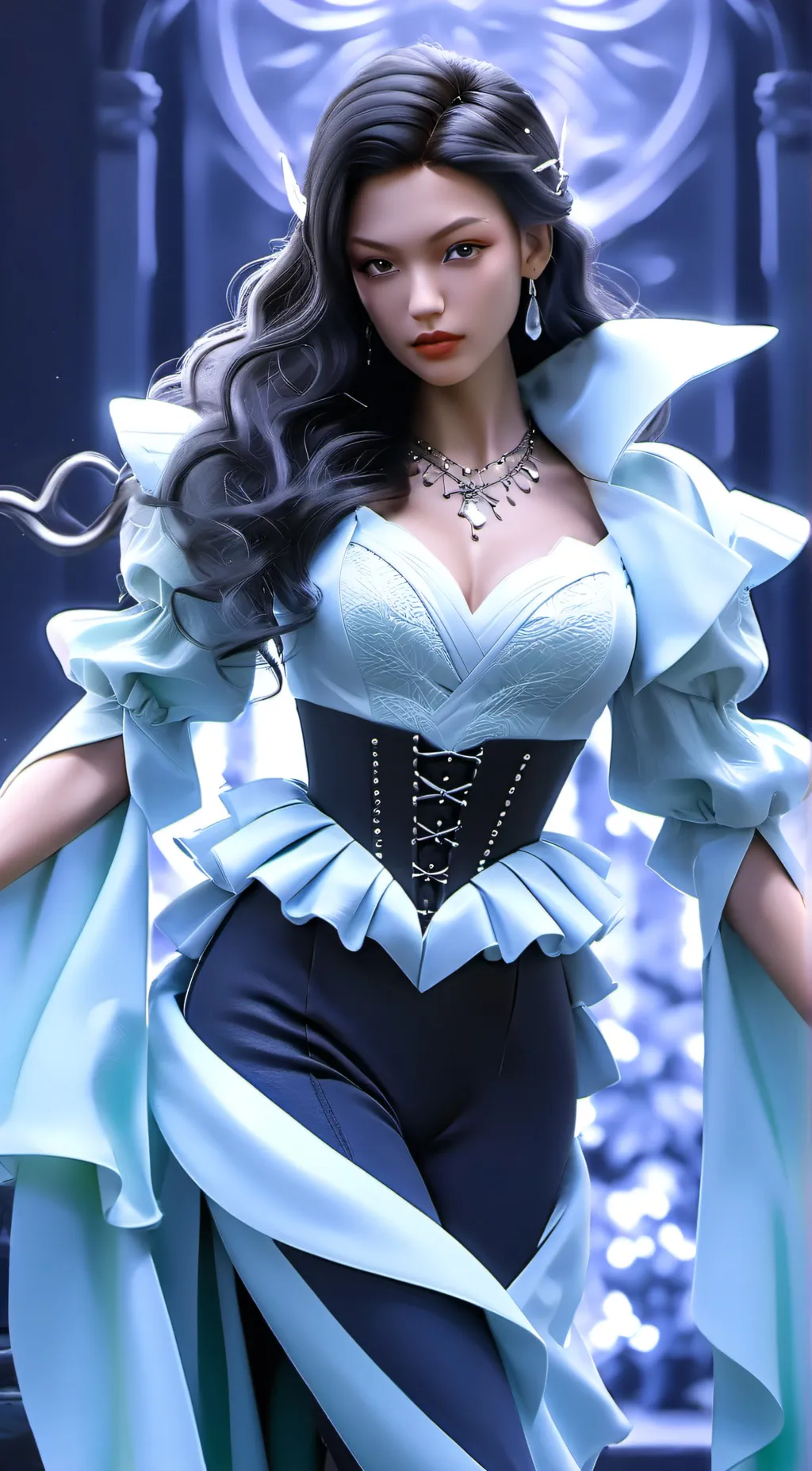 ai character: luna background