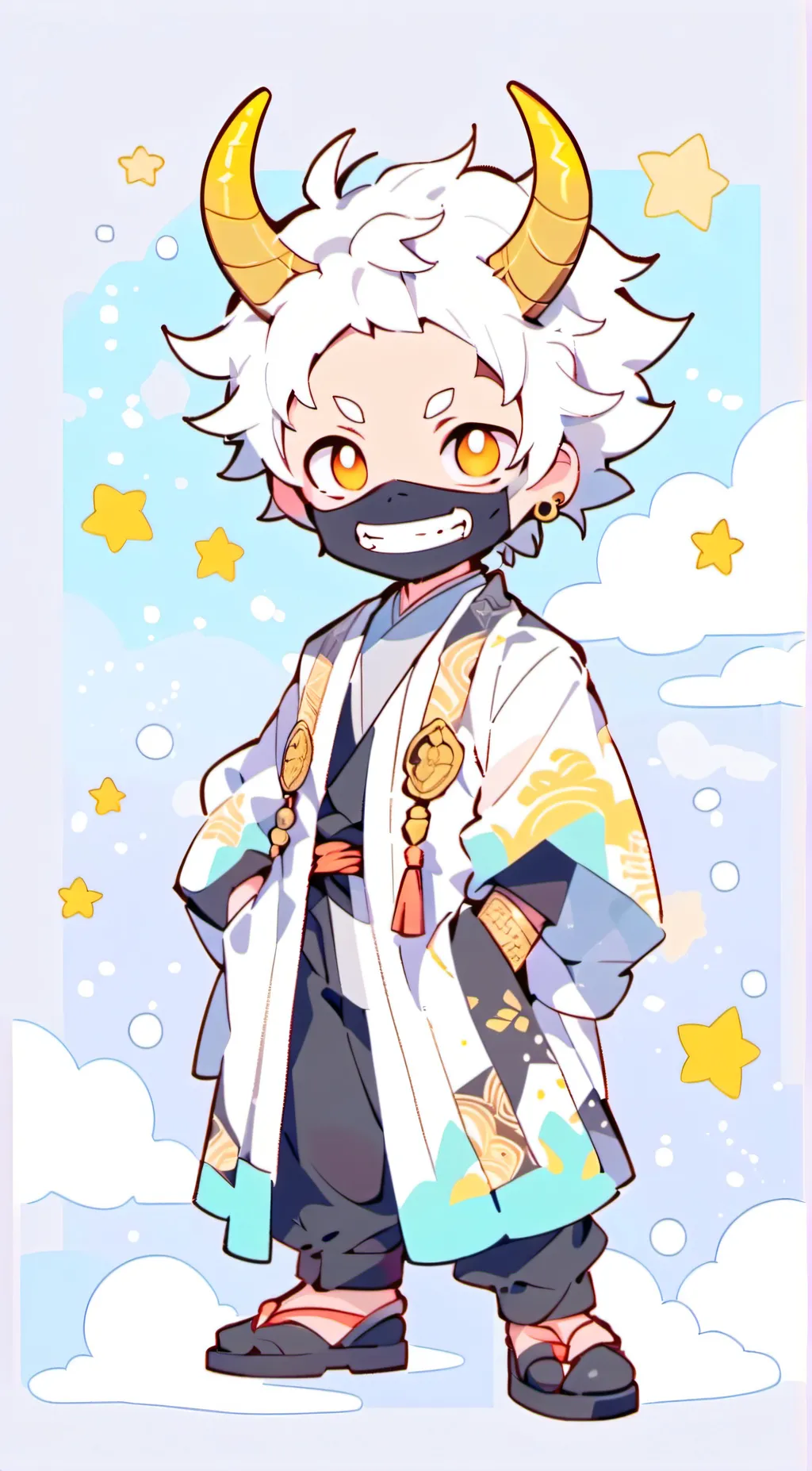 ai character: Baby adam background