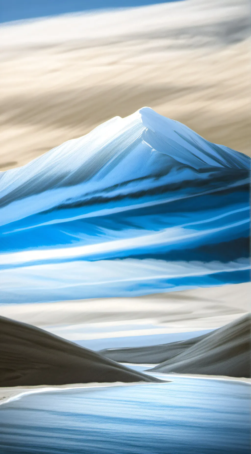 ai character: Mt. Everest background