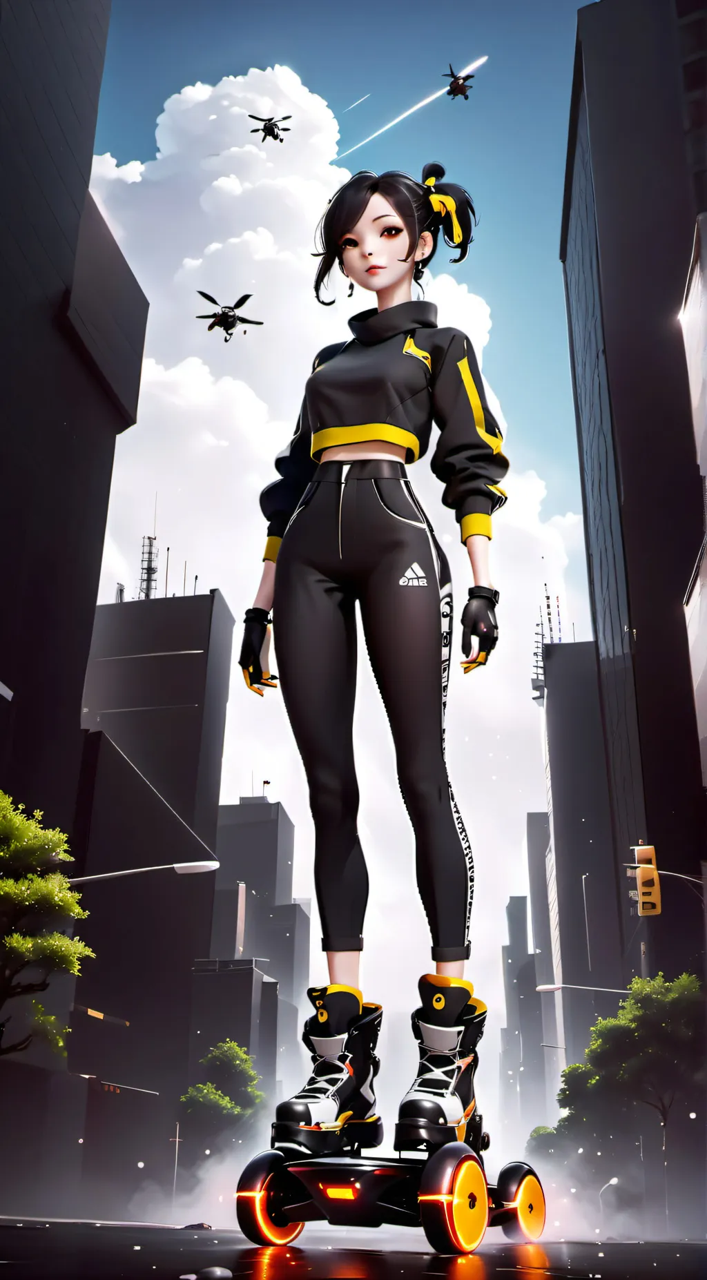 ai character: Future Daughter background