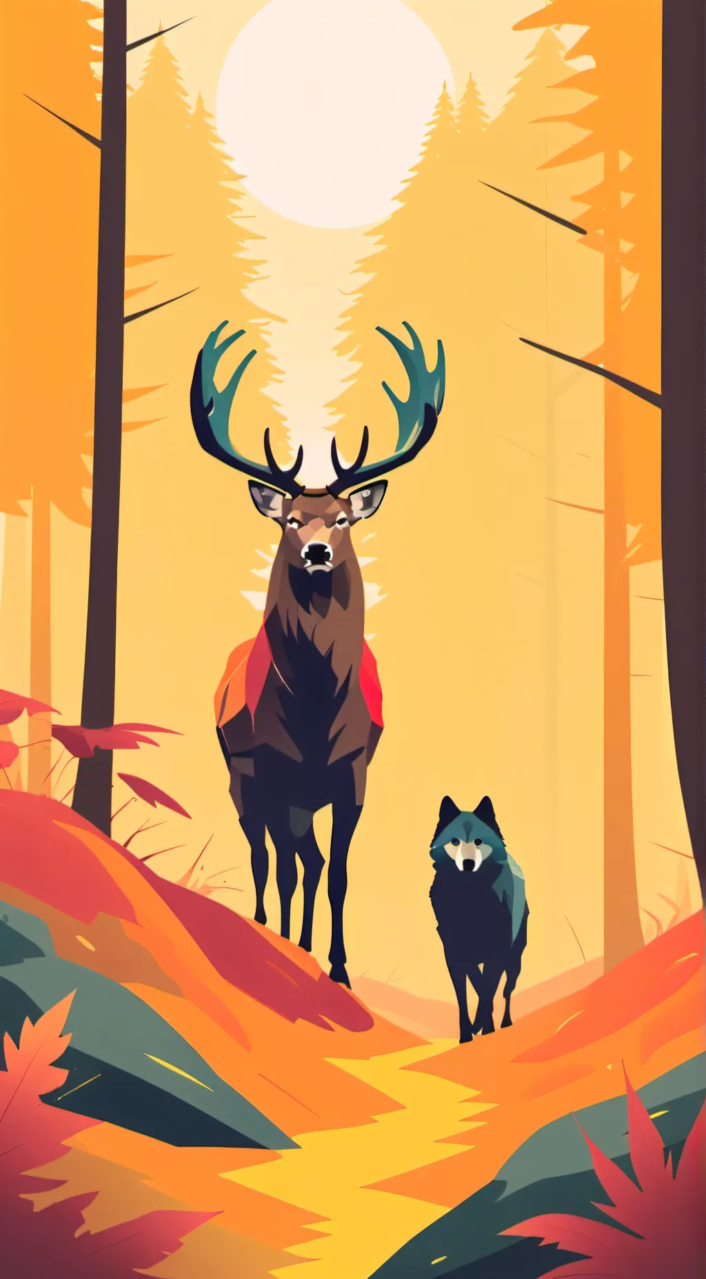 ai character: Unhappy campers RP background