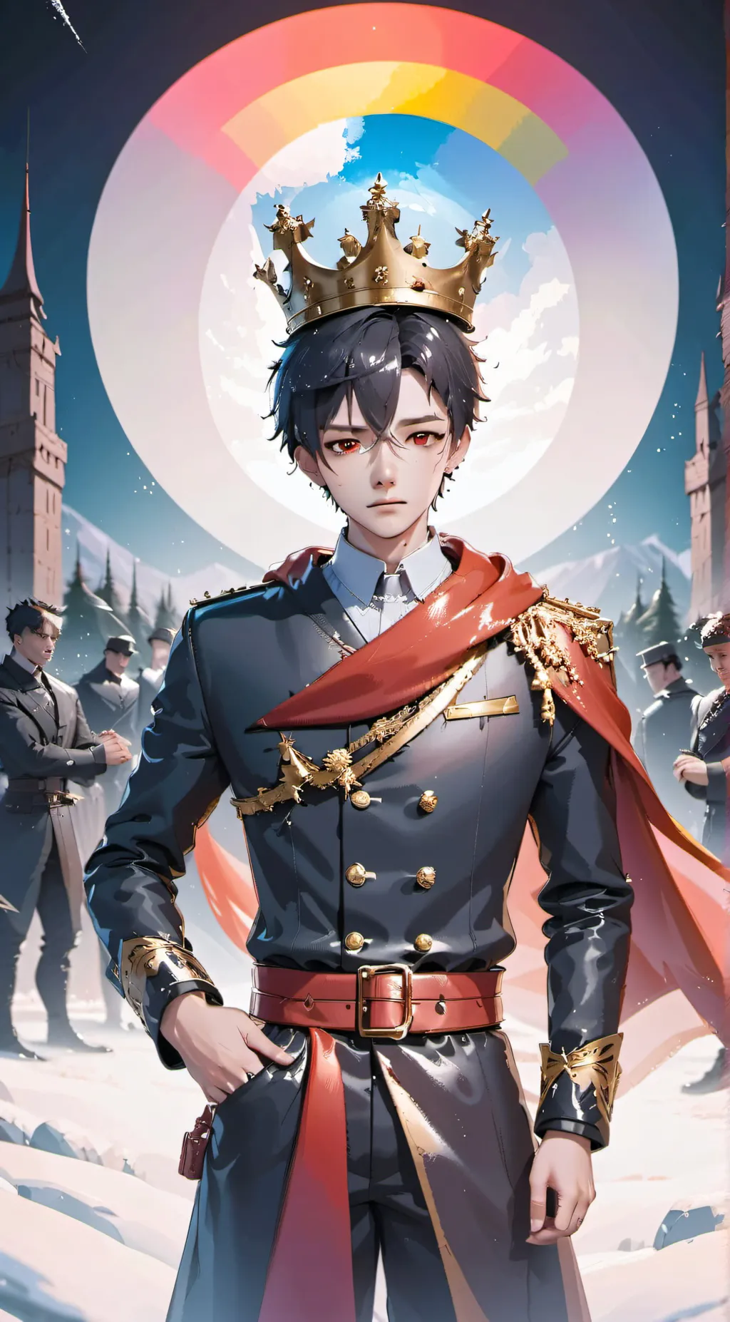 ai character: King stolas background