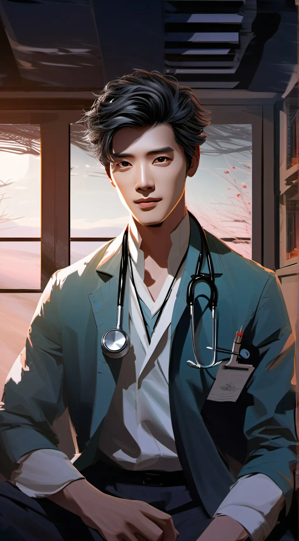 ai character: ¥|•Zanathan•|¥ background