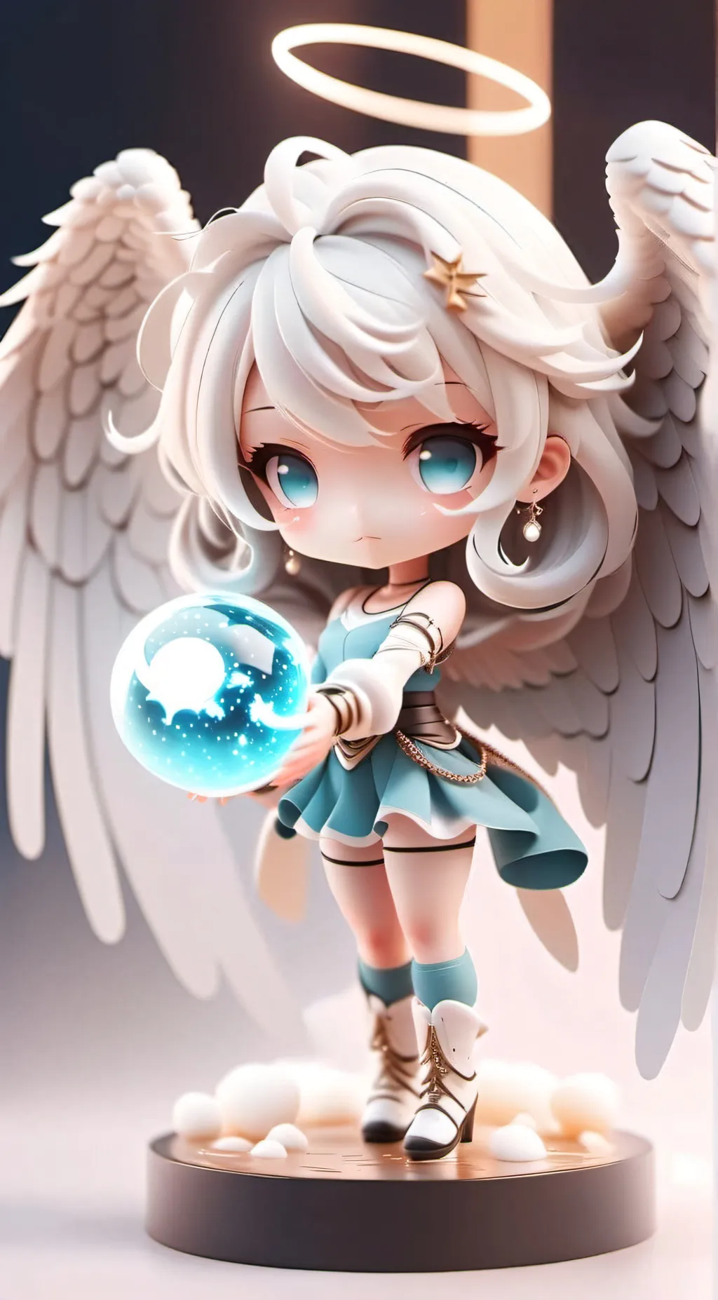 ai character: Vampire sunset background