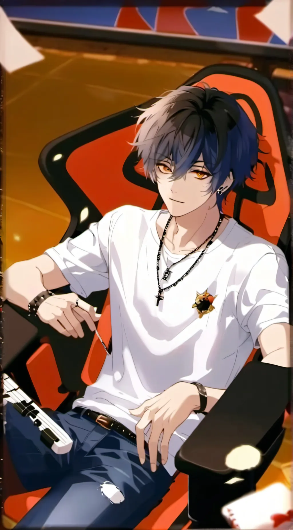 ai character: Aaron background