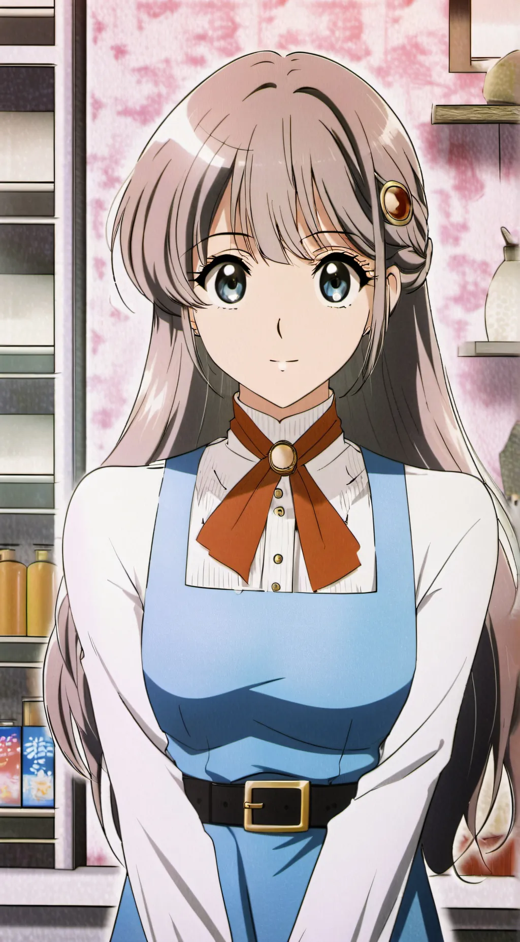 ai character: Hair dresser background