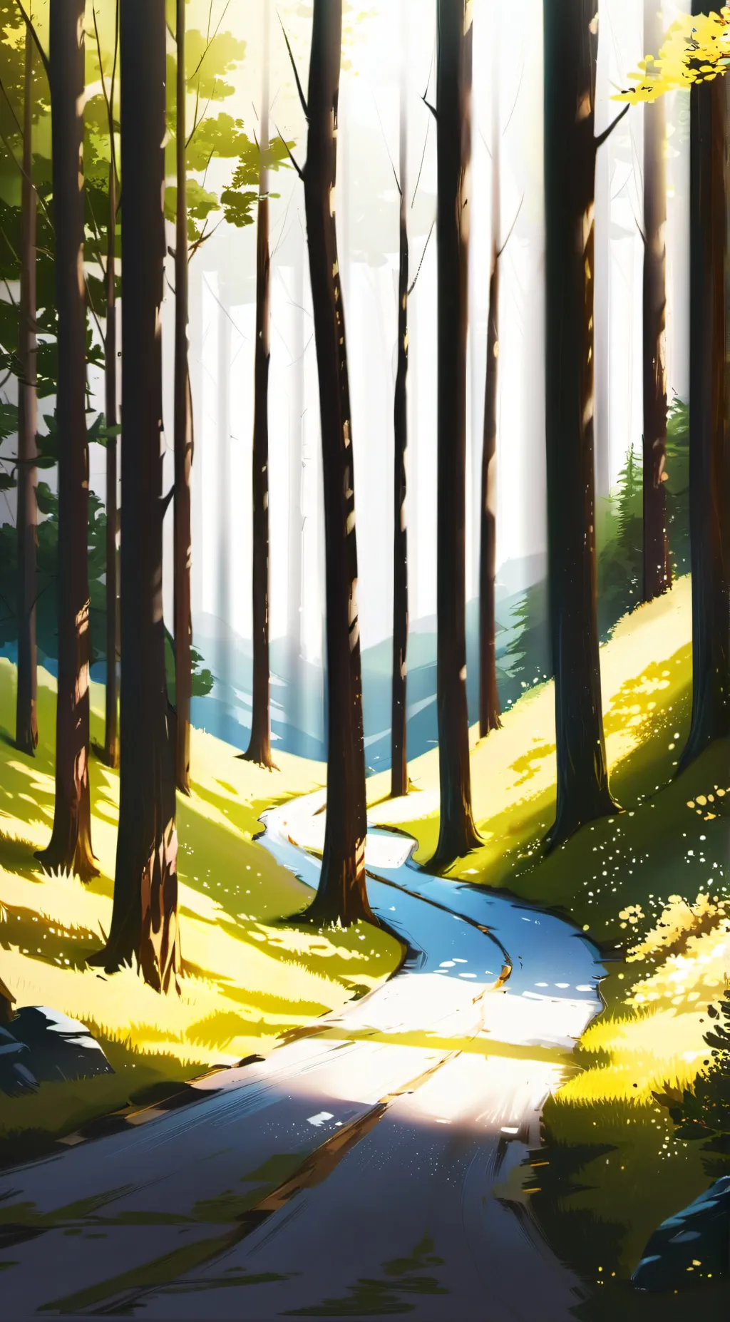 ai character: HH road trip!!!  background