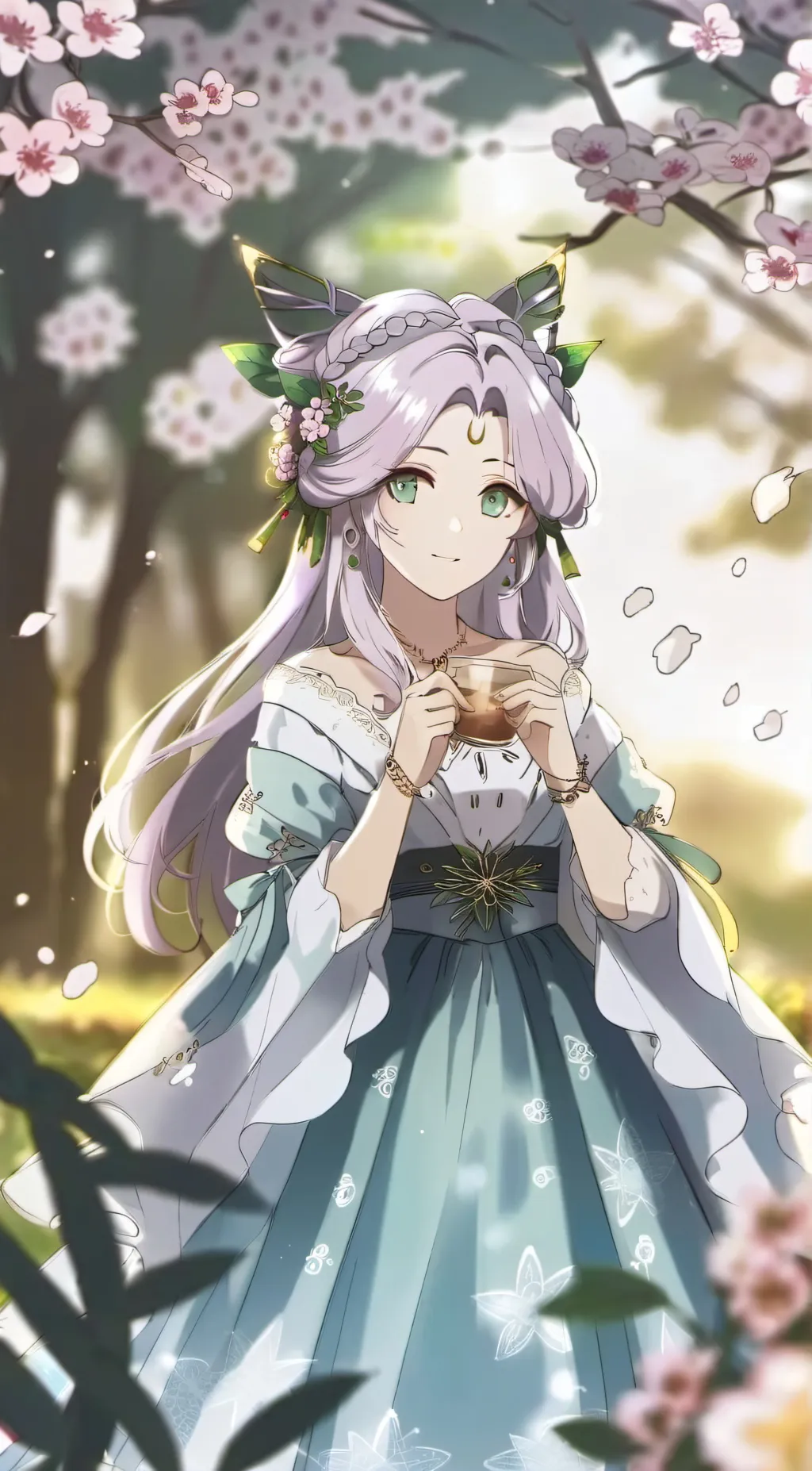 ai character: Beauty background