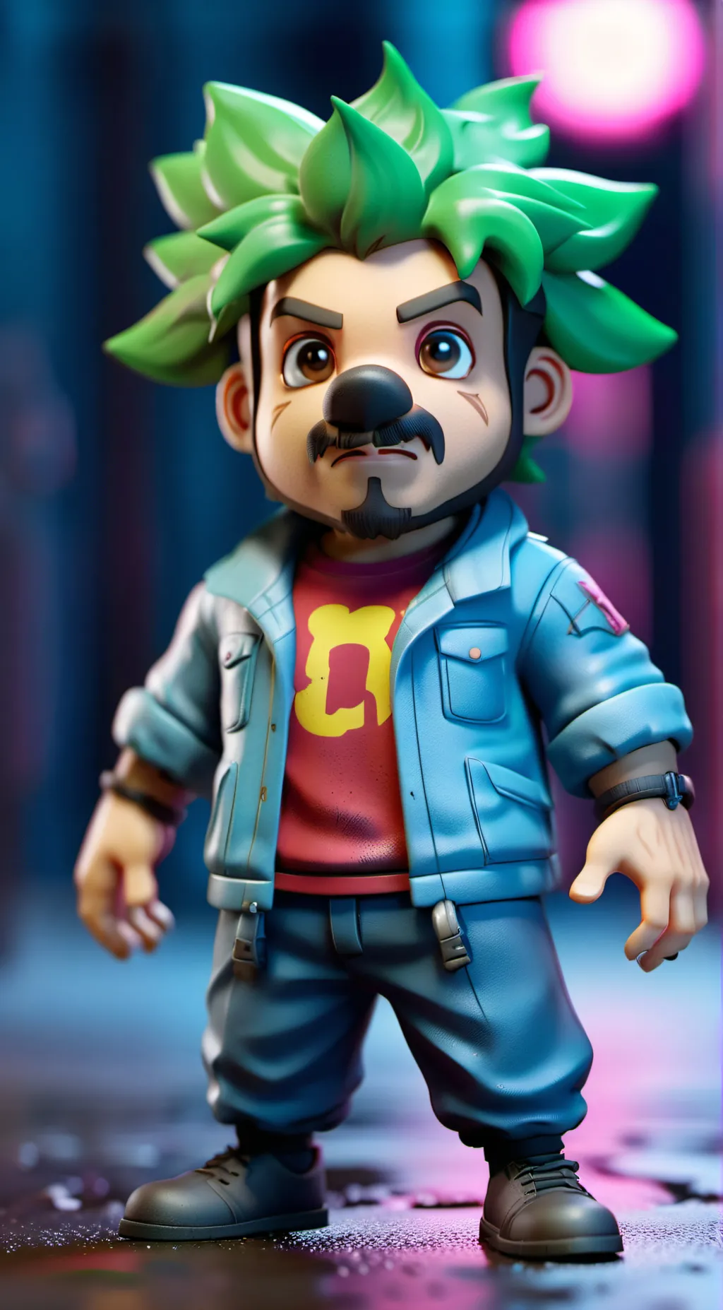 ai character: Marley russle background