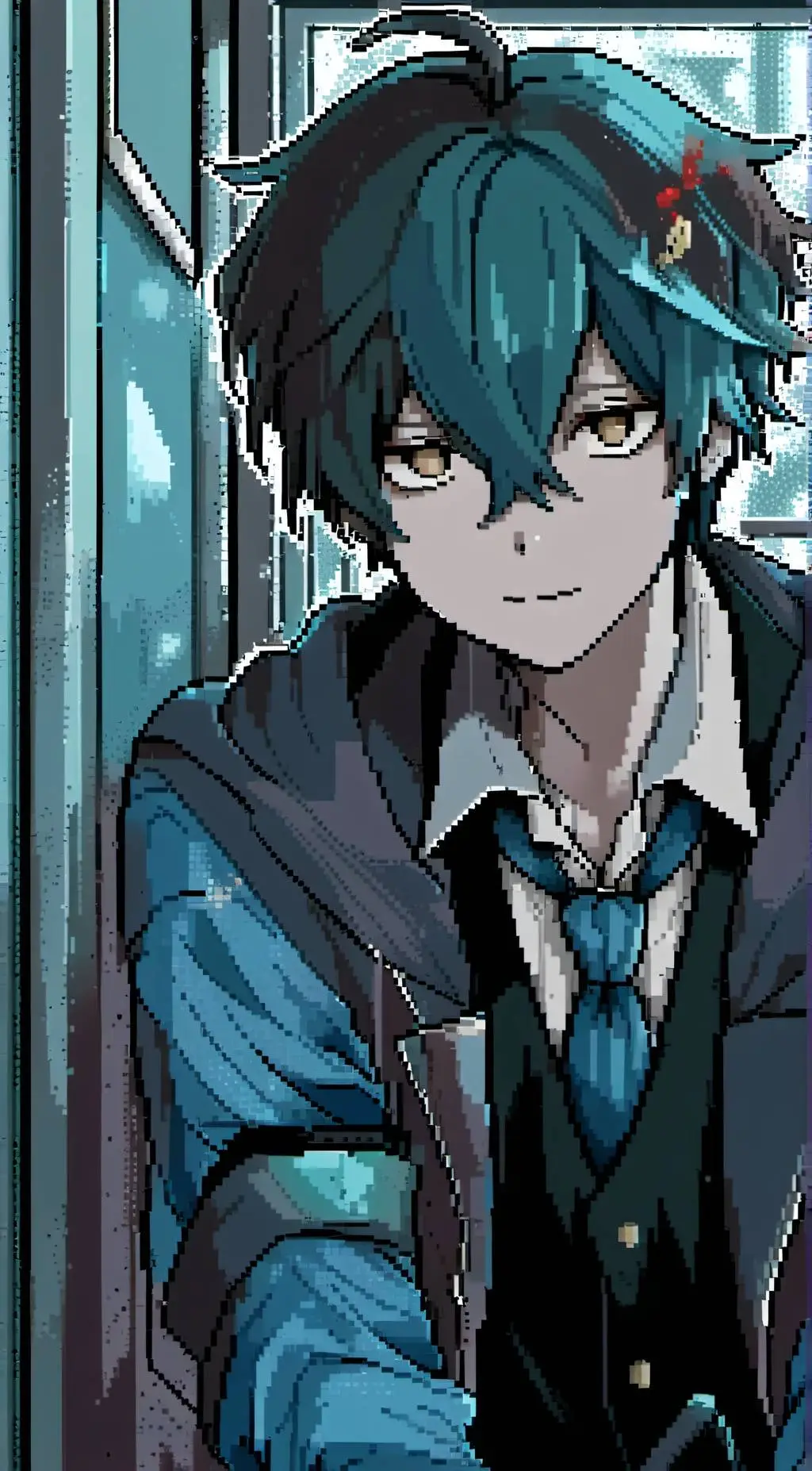 ai character: All boys school  background