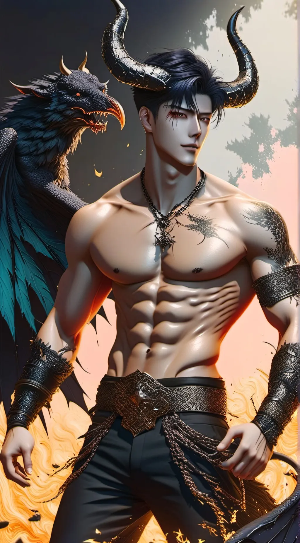 ai character: Juin background