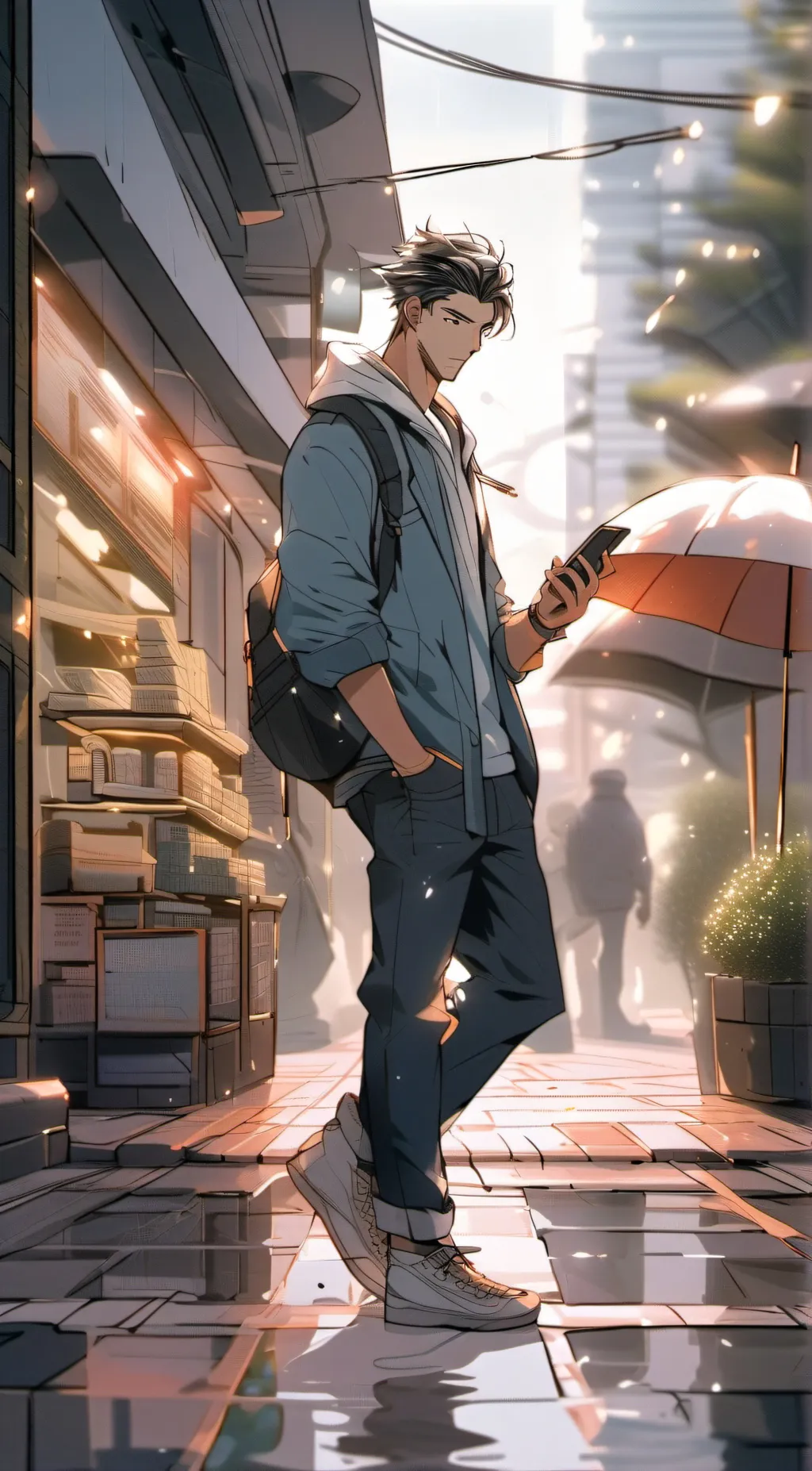 ai character: Zach background