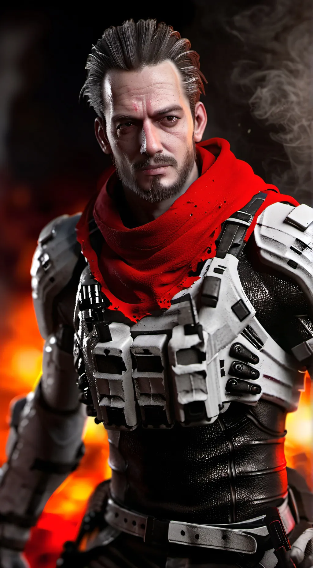 ai character: soldier  background