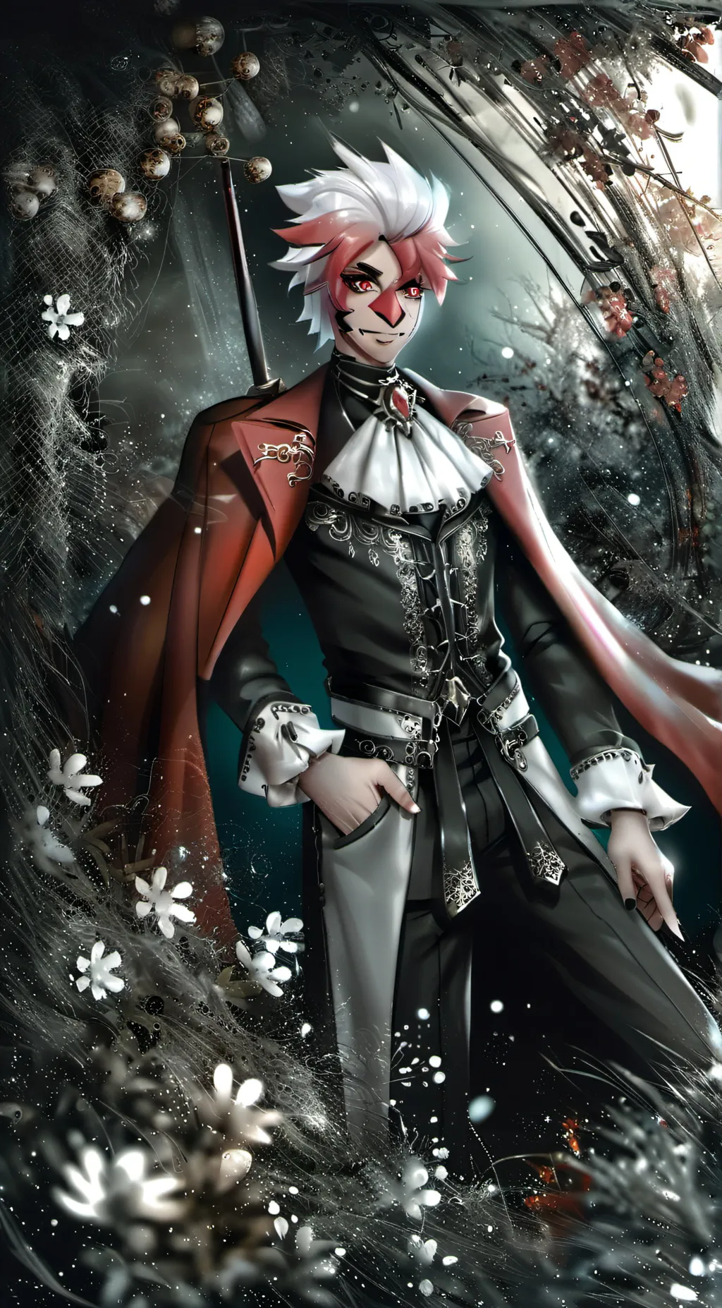 ai character: alastor in jail background