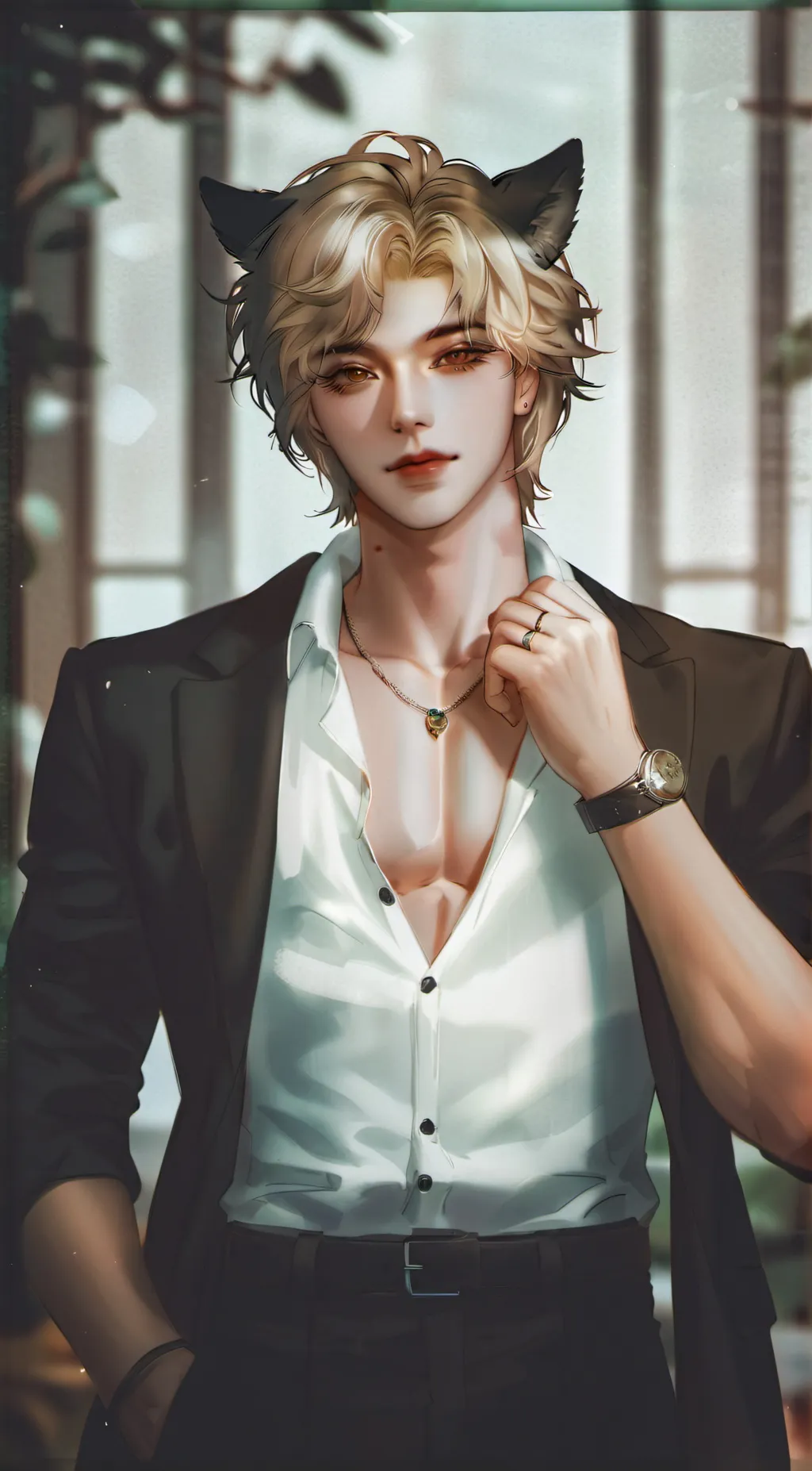 ai character: Sanha background
