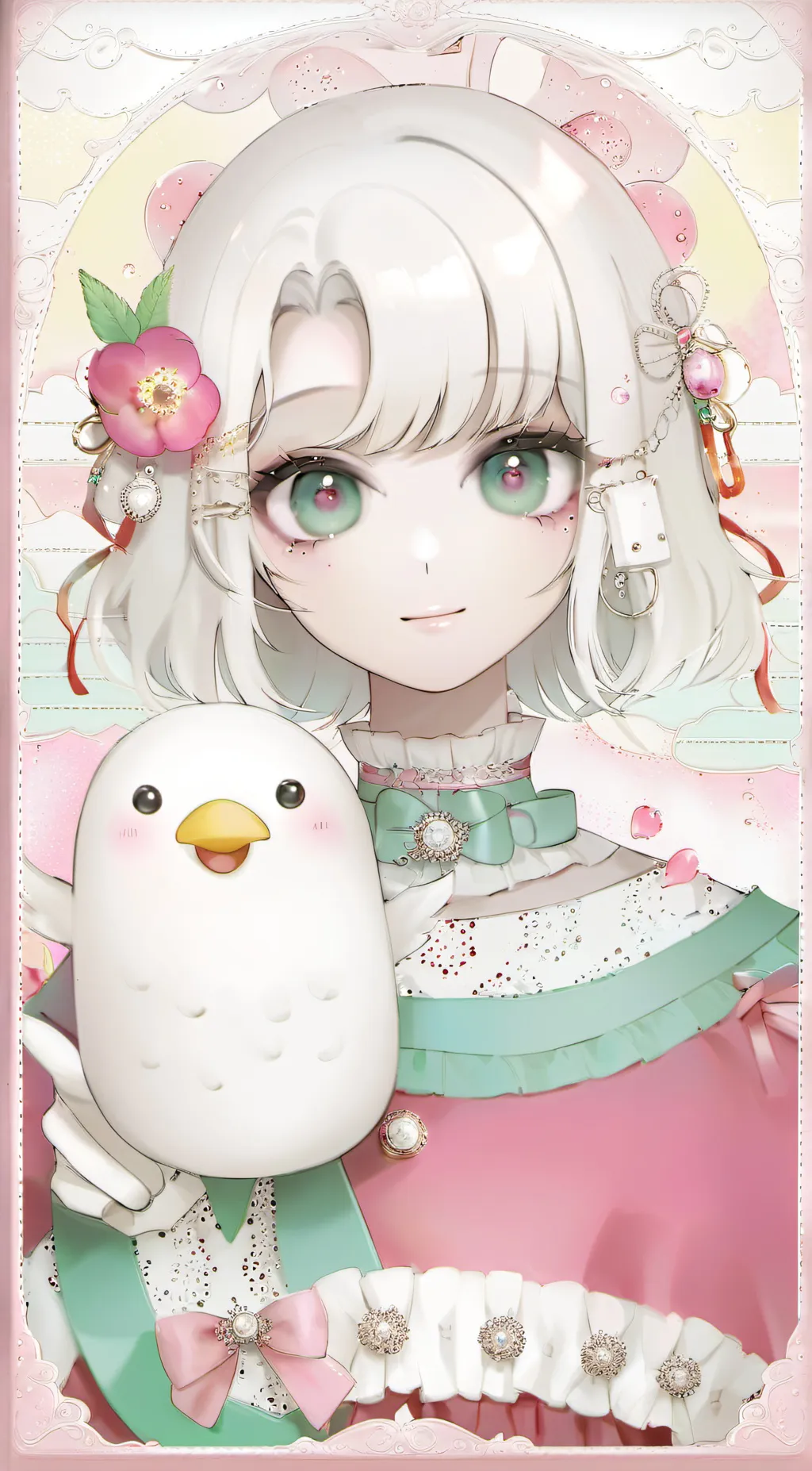 ai character: Lilly background