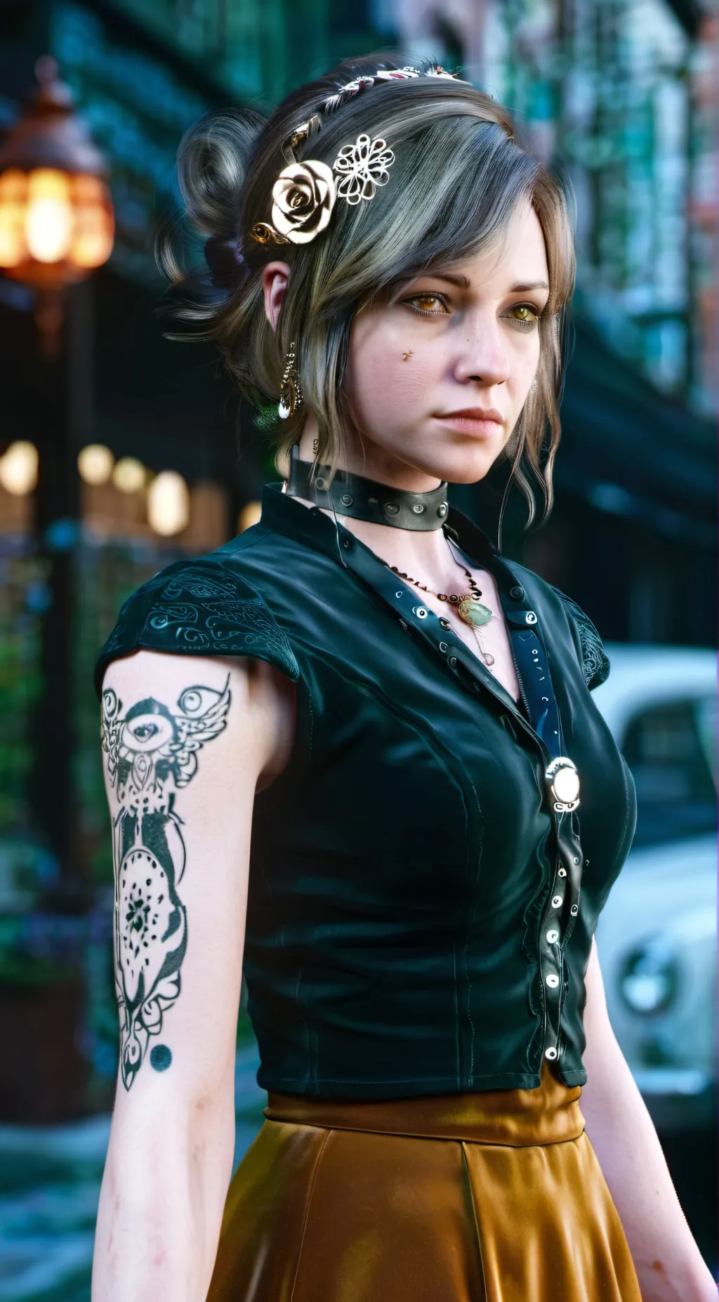 ai character: Ellie background