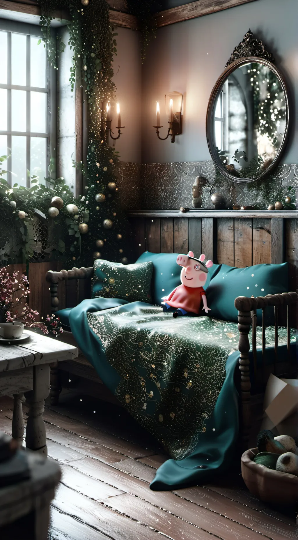 ai character: 🐷Peppa Pig🐷  background