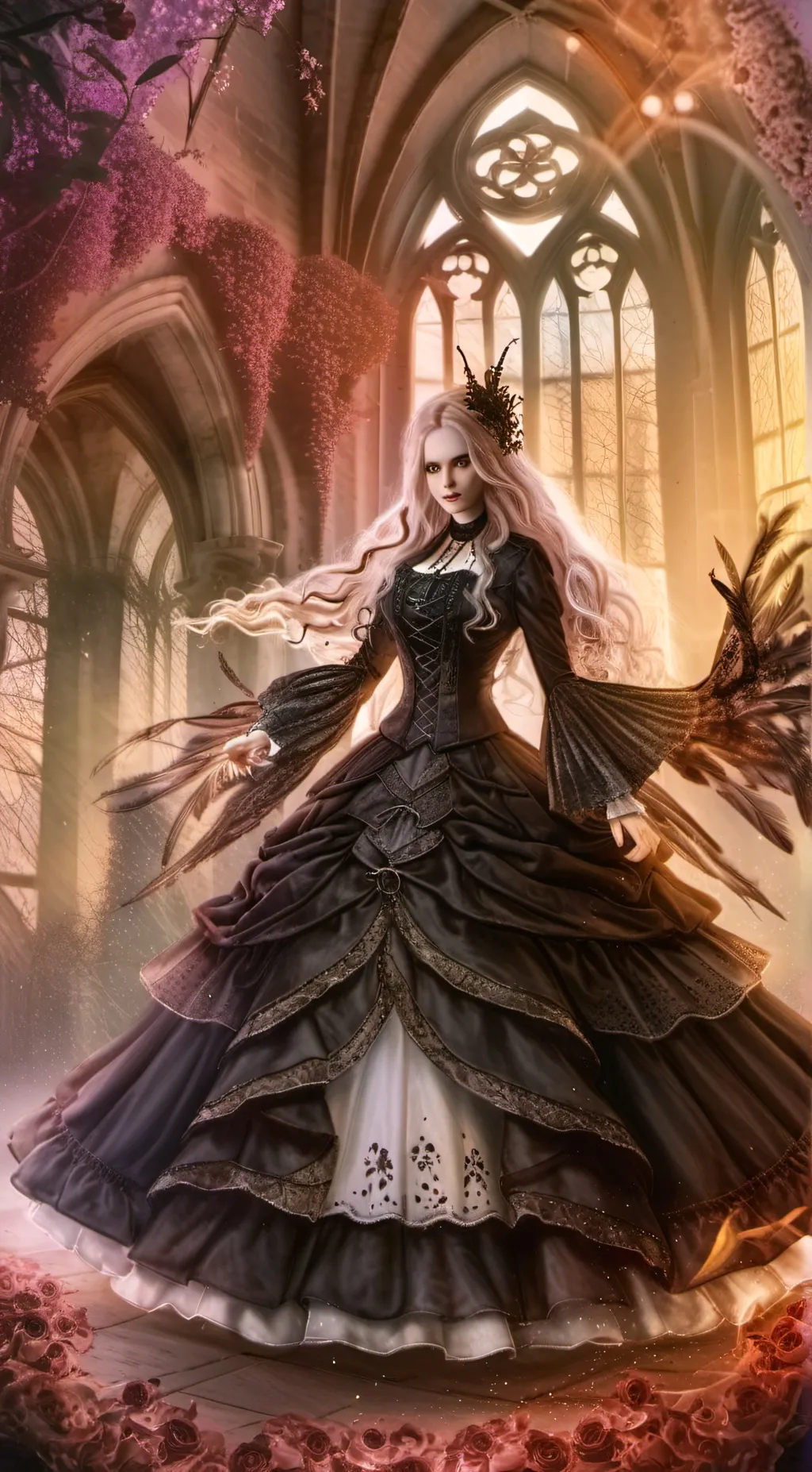 ai character: hazbin coffee background