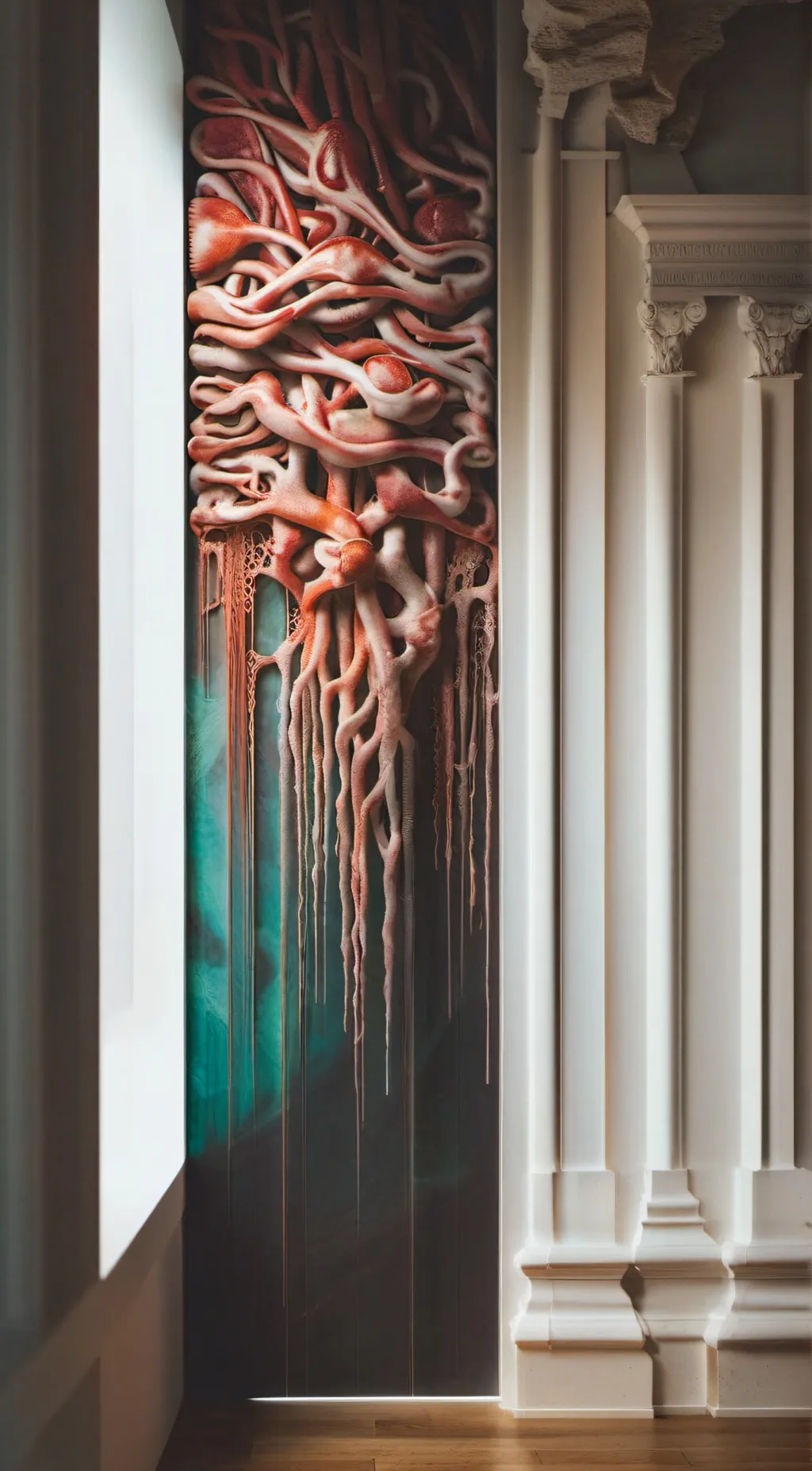 ai character: the wall of flesh background