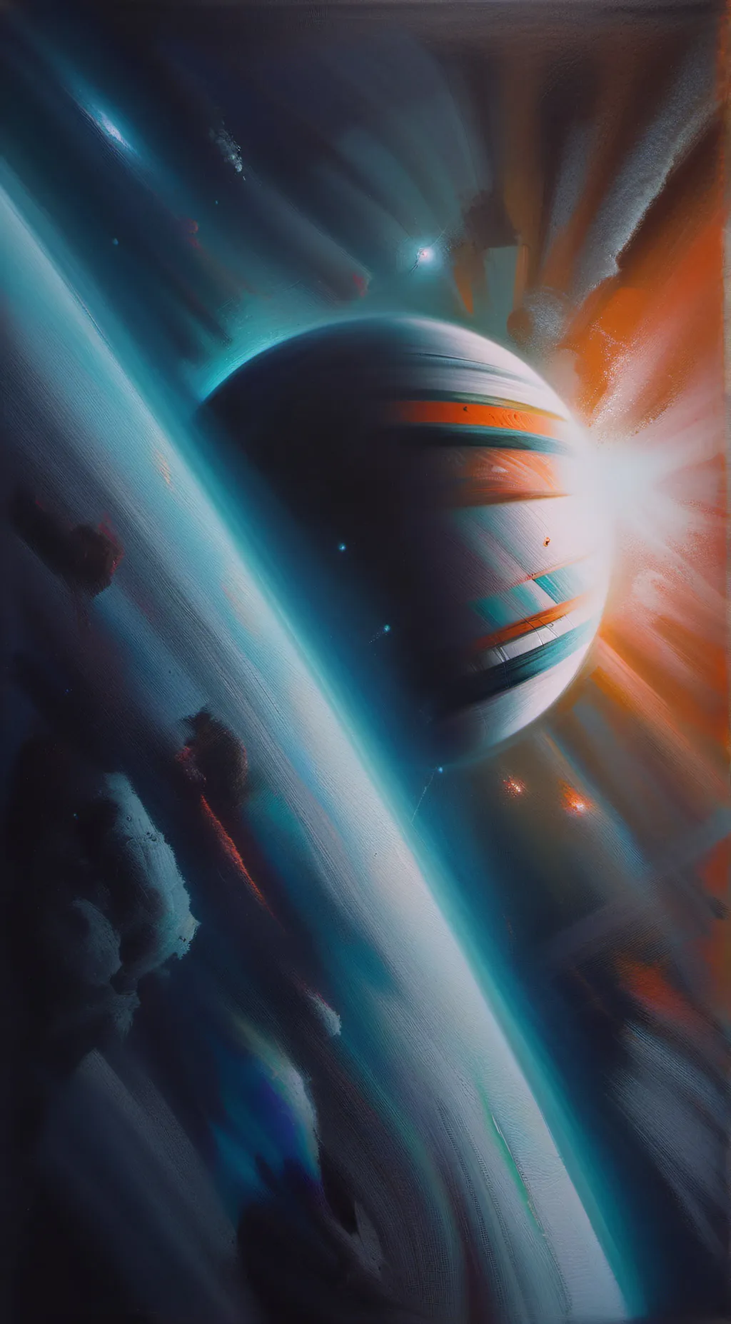 ai character: The universe  background