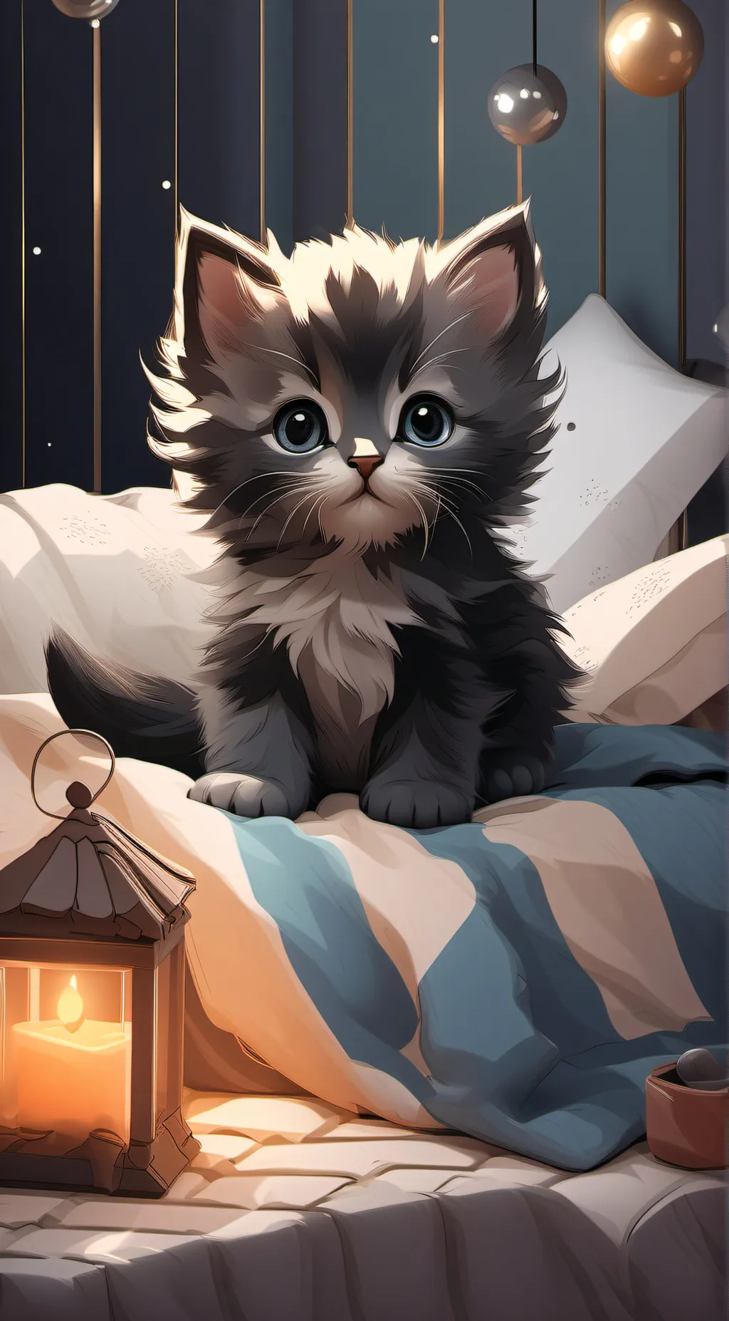 ai character: Kitten background