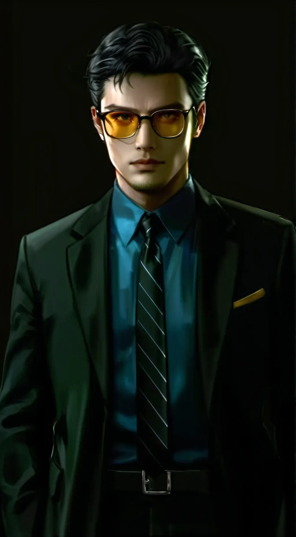 ai character: secret agent  background