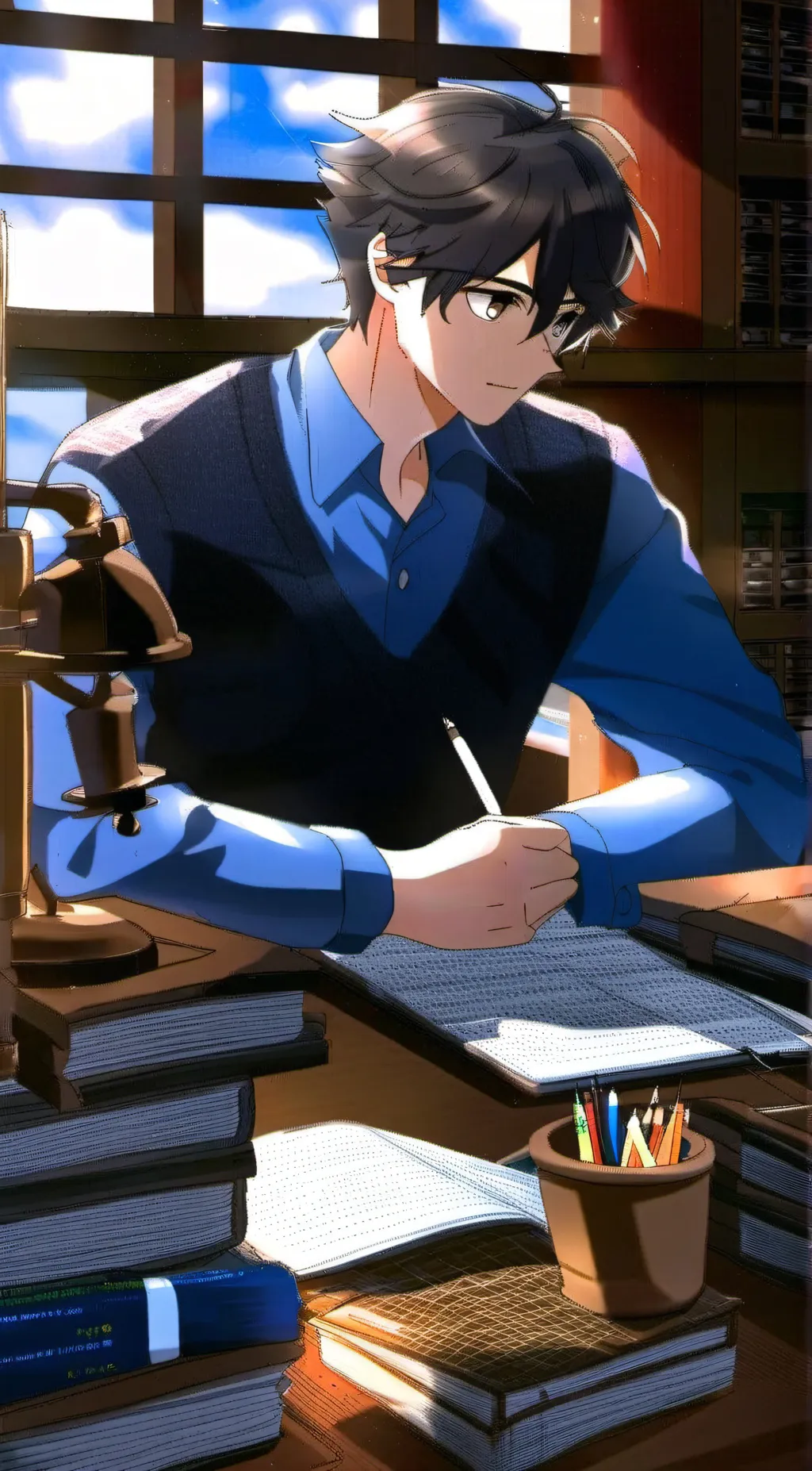 ai character: Lucas background