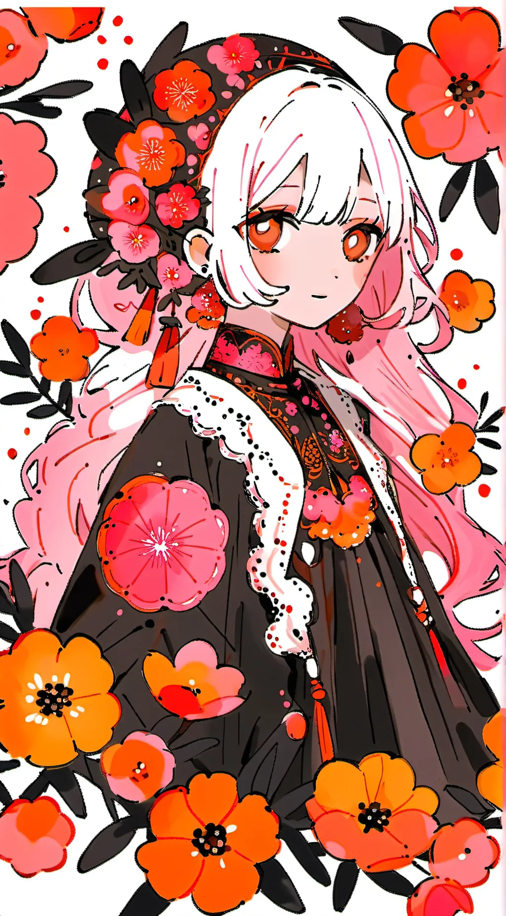 ai character: nezuko kamado background