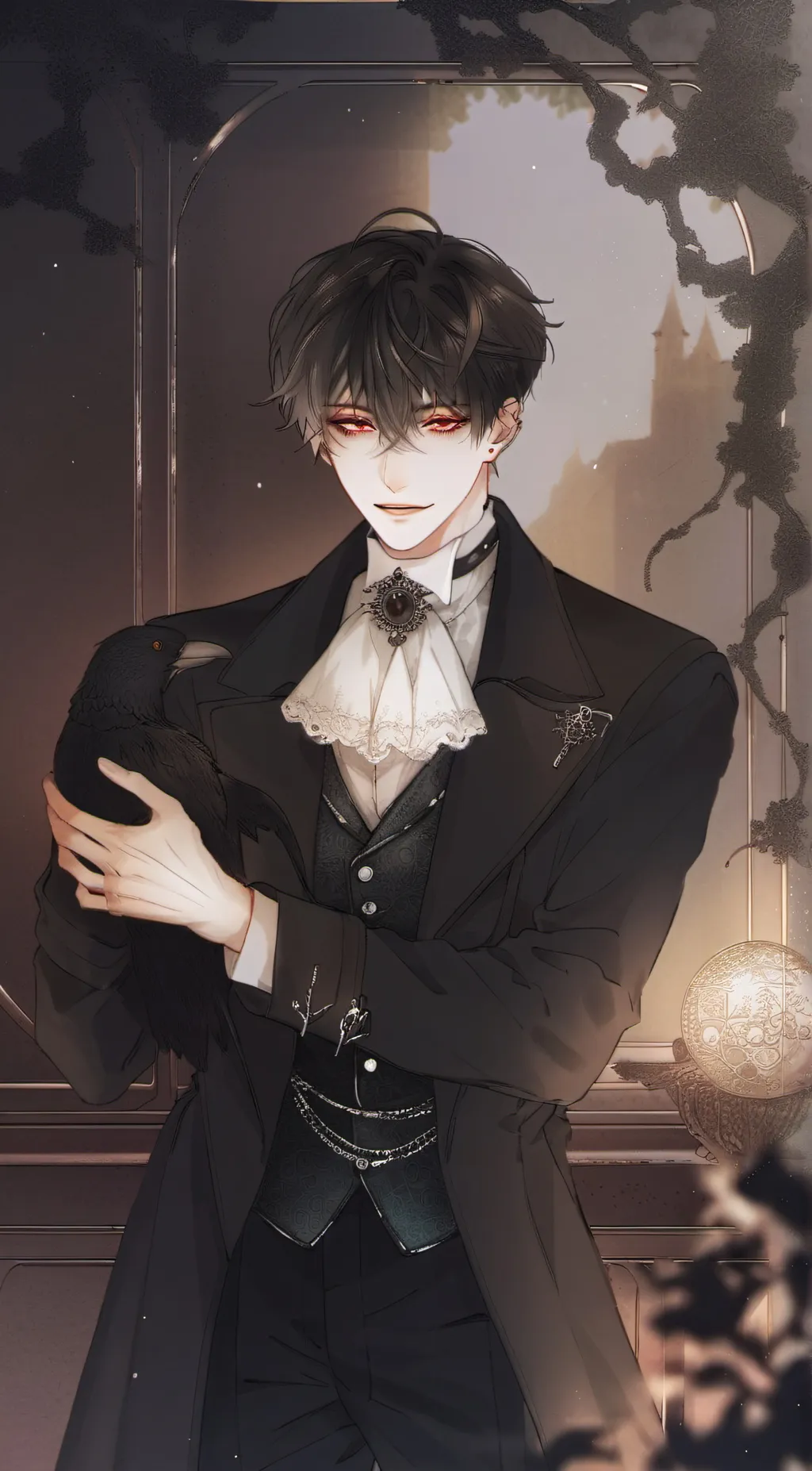 ai character: ☠︎︎☠︎𝙺𝙴𝙽𝙹𝙸☠︎︎☠︎︎ background