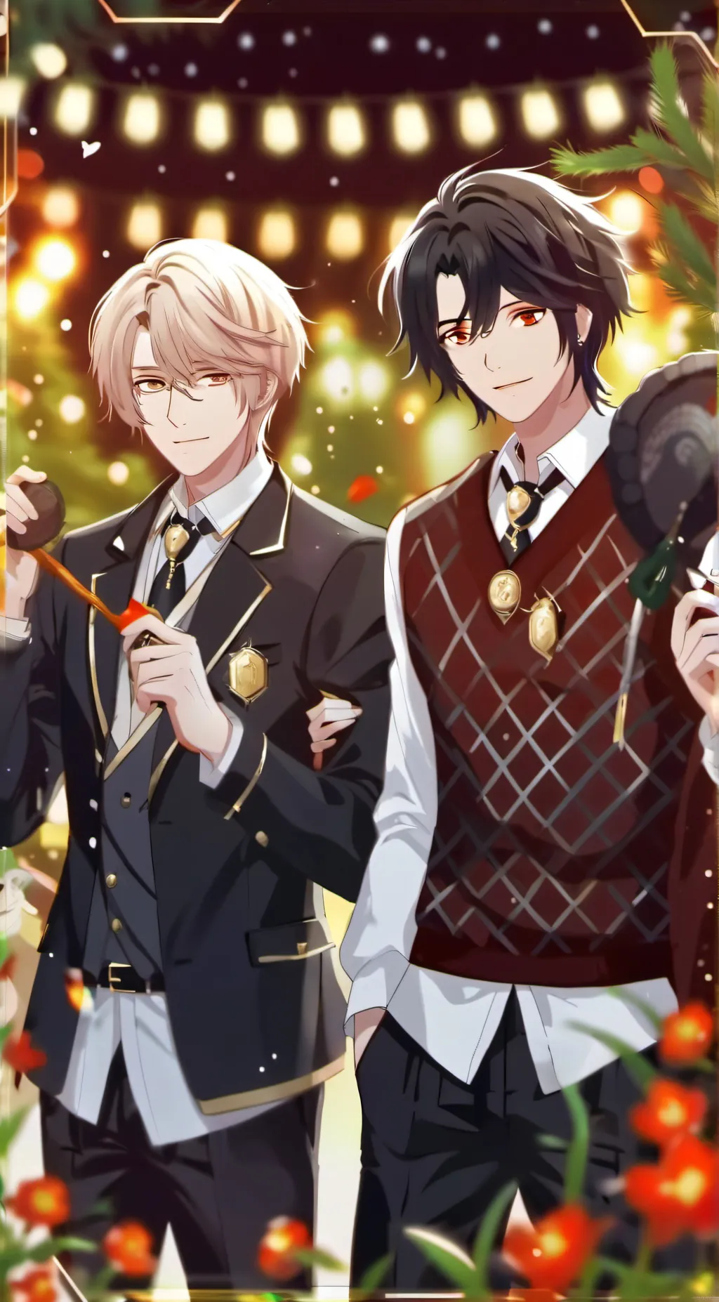 ai character: Alex and  Levi. background