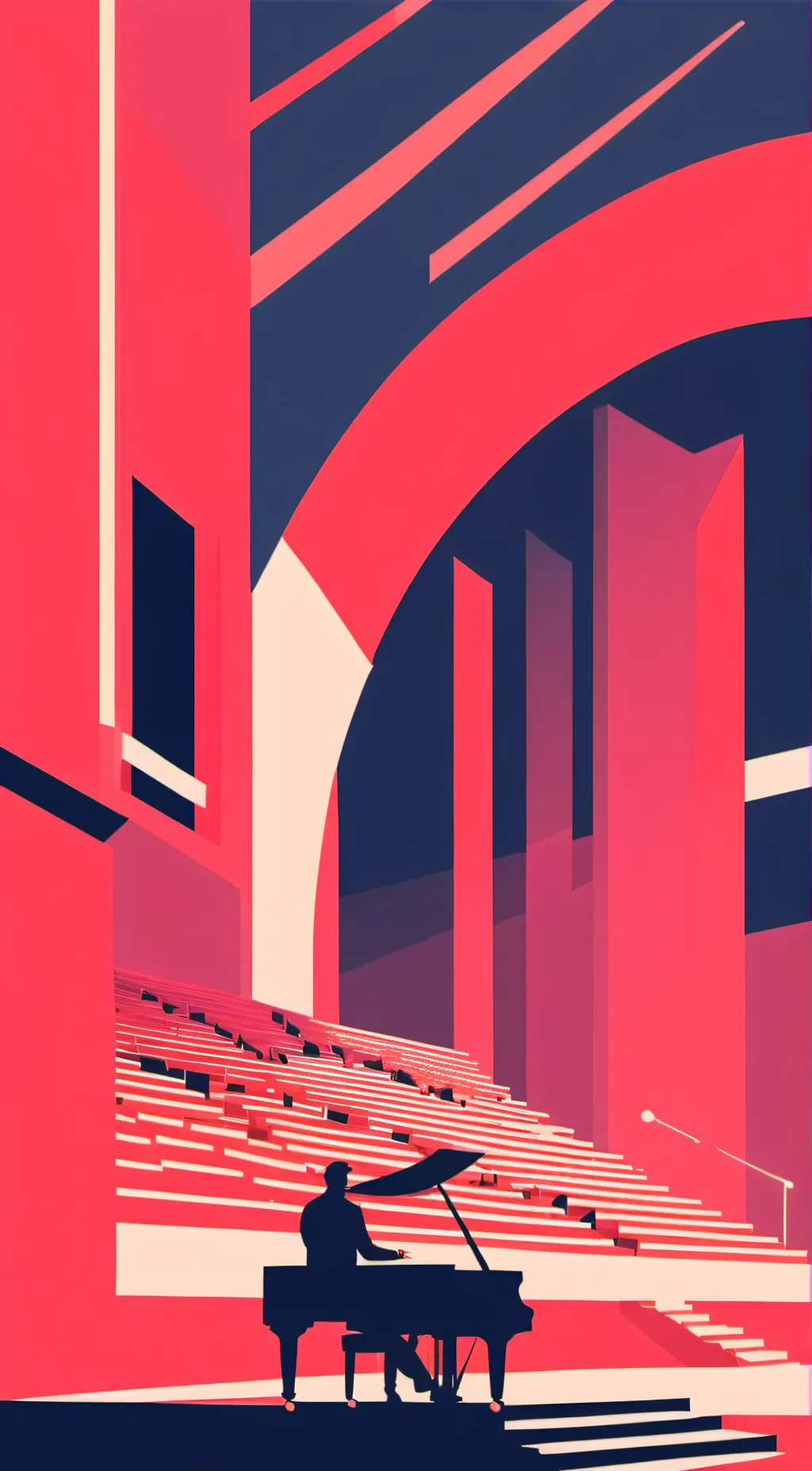 ai character: H.H. Talent Show background