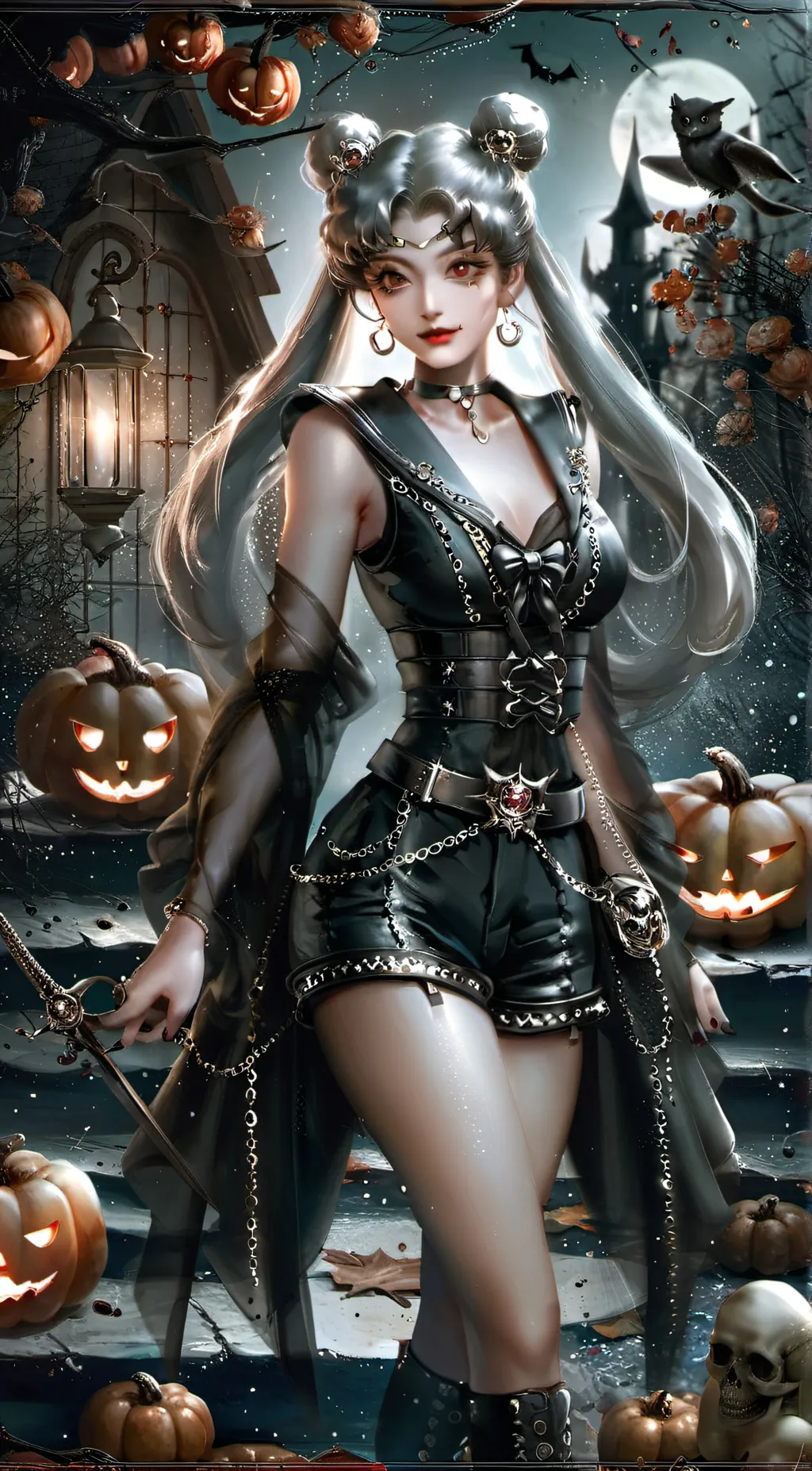 ai character: sailor Moon background