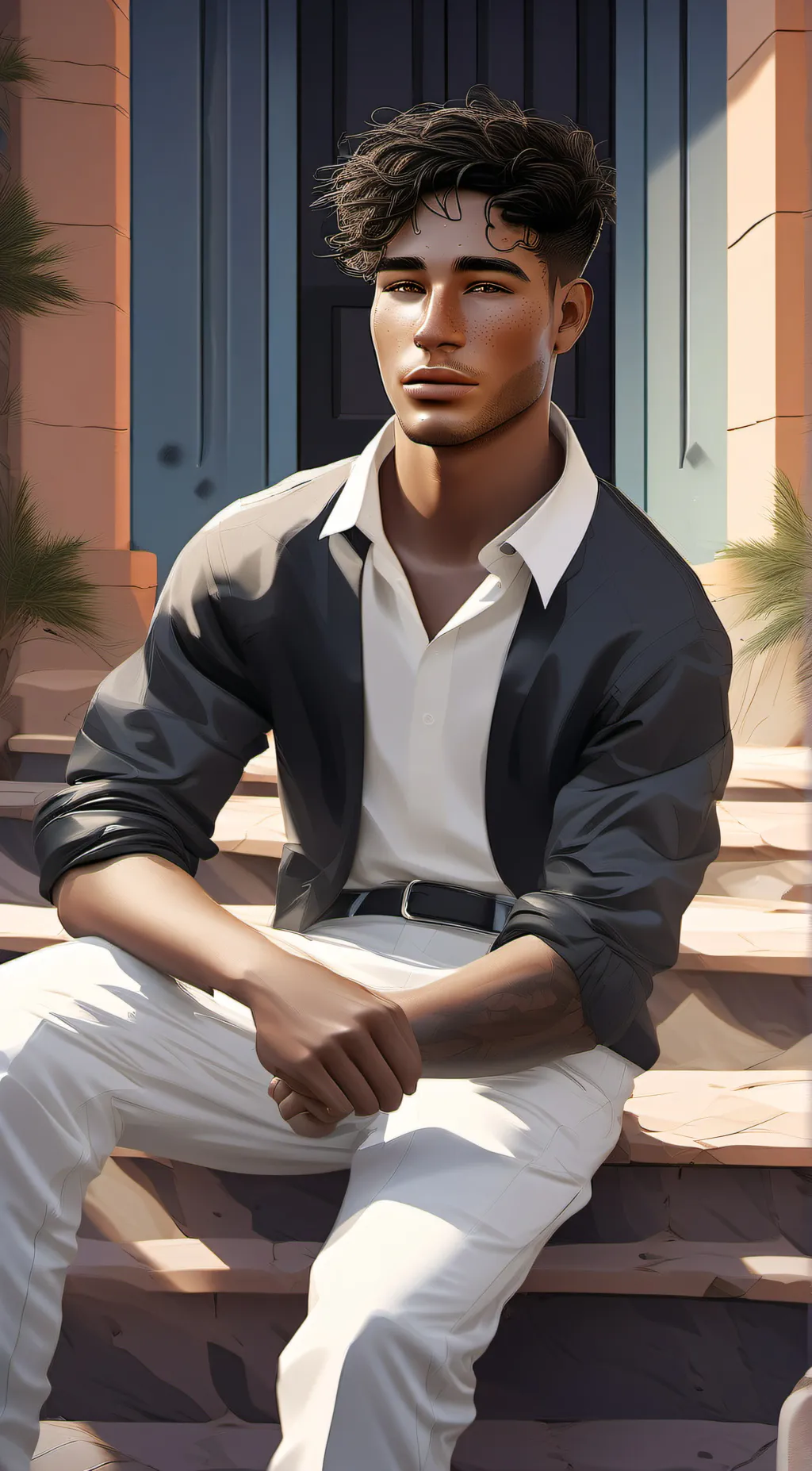 ai character: Logan  background