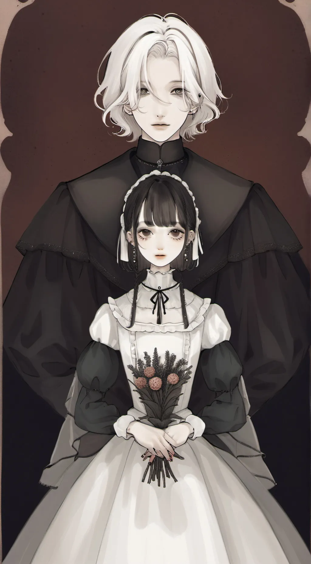 ai character: may and Jacob  background