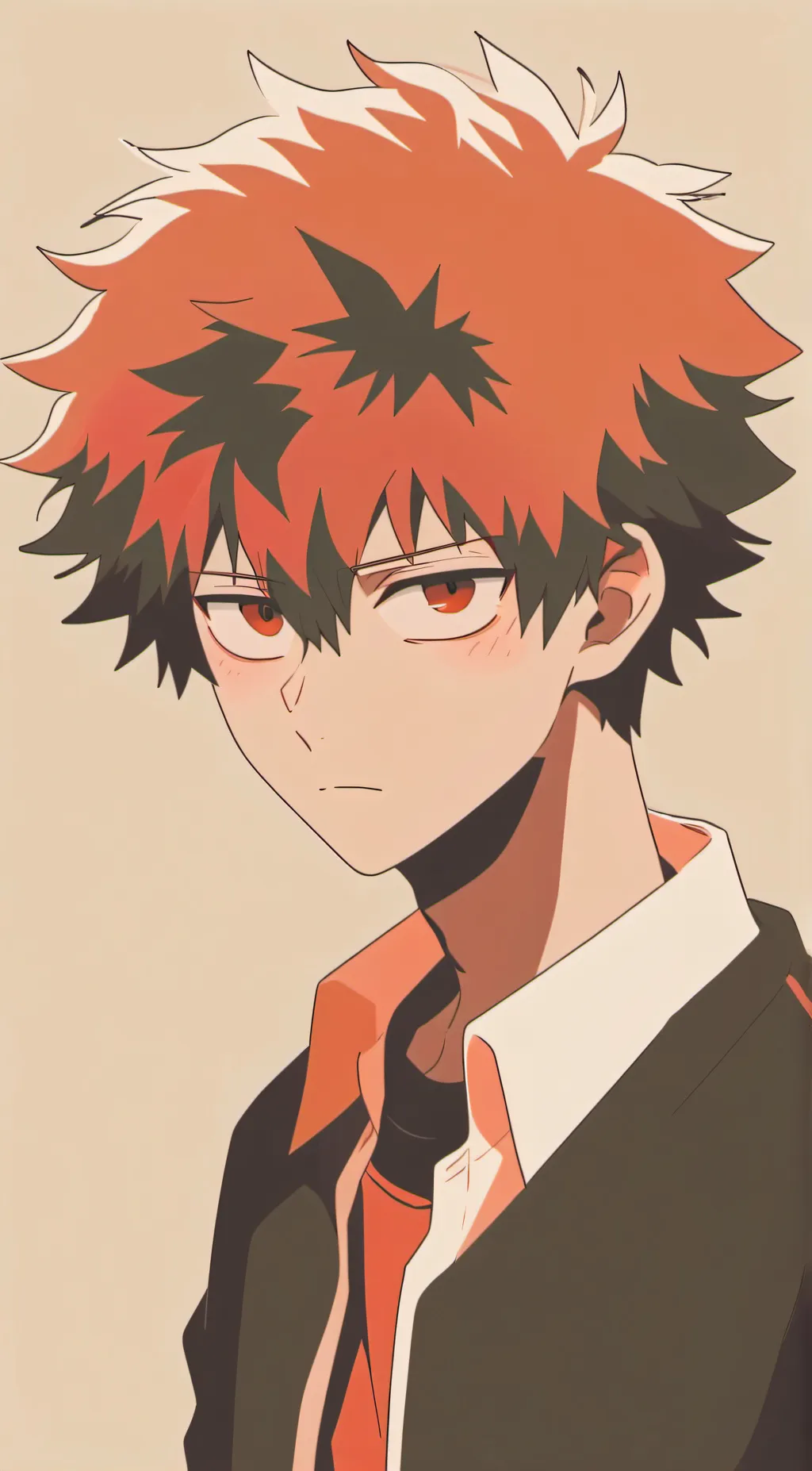 ai character: bakugo  background